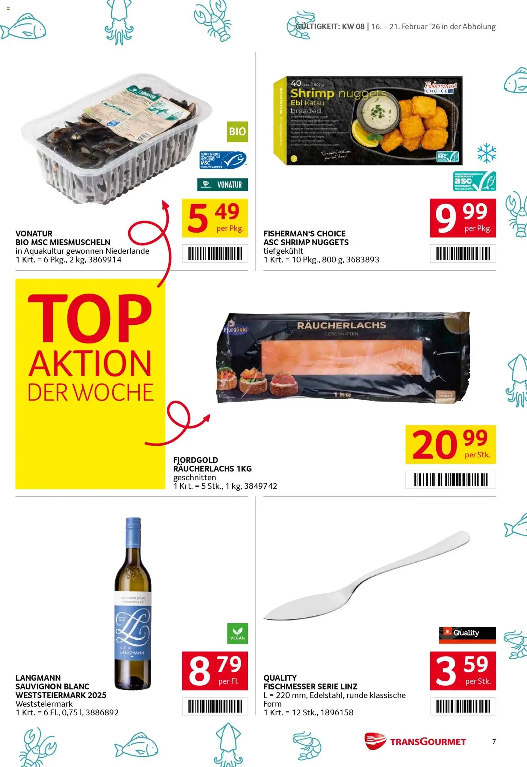 Transgourmet Flugblatt - Gültiger Prospekt ab 16.02.2026, Seite 7 von insgesamt 28