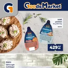 Goods Market akciós újság - szórólap előnézete érvényes 2026.08.06. -tól