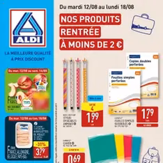 Aldi catalogue semaine 33 - Prévisualisation du catalogue valable à partir du 12/08/2025