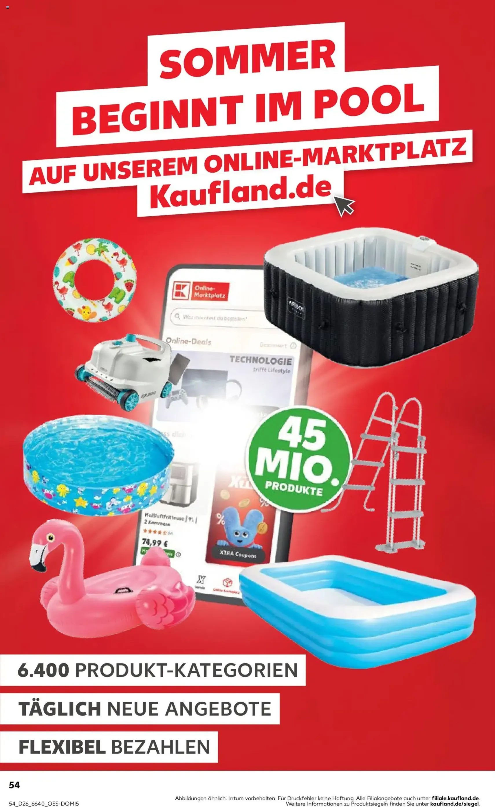 Kaufland Prospekt - Gültiger Prospekt ab 25.06.2026, Seite 54 von insgesamt 58