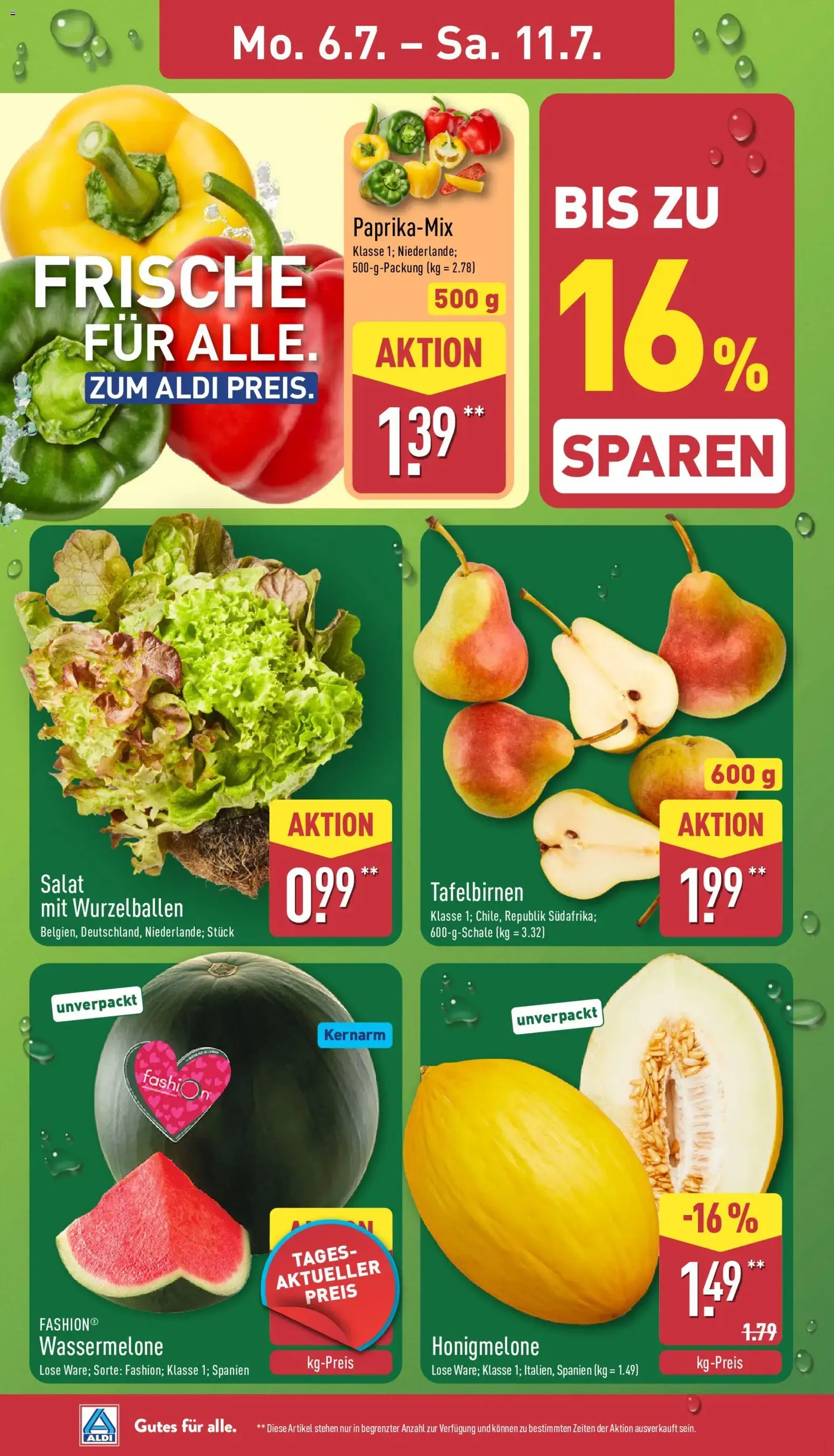 Aldi Prospekt - Gültiger Prospekt ab 06.07.2026, Seite 2 von insgesamt 39