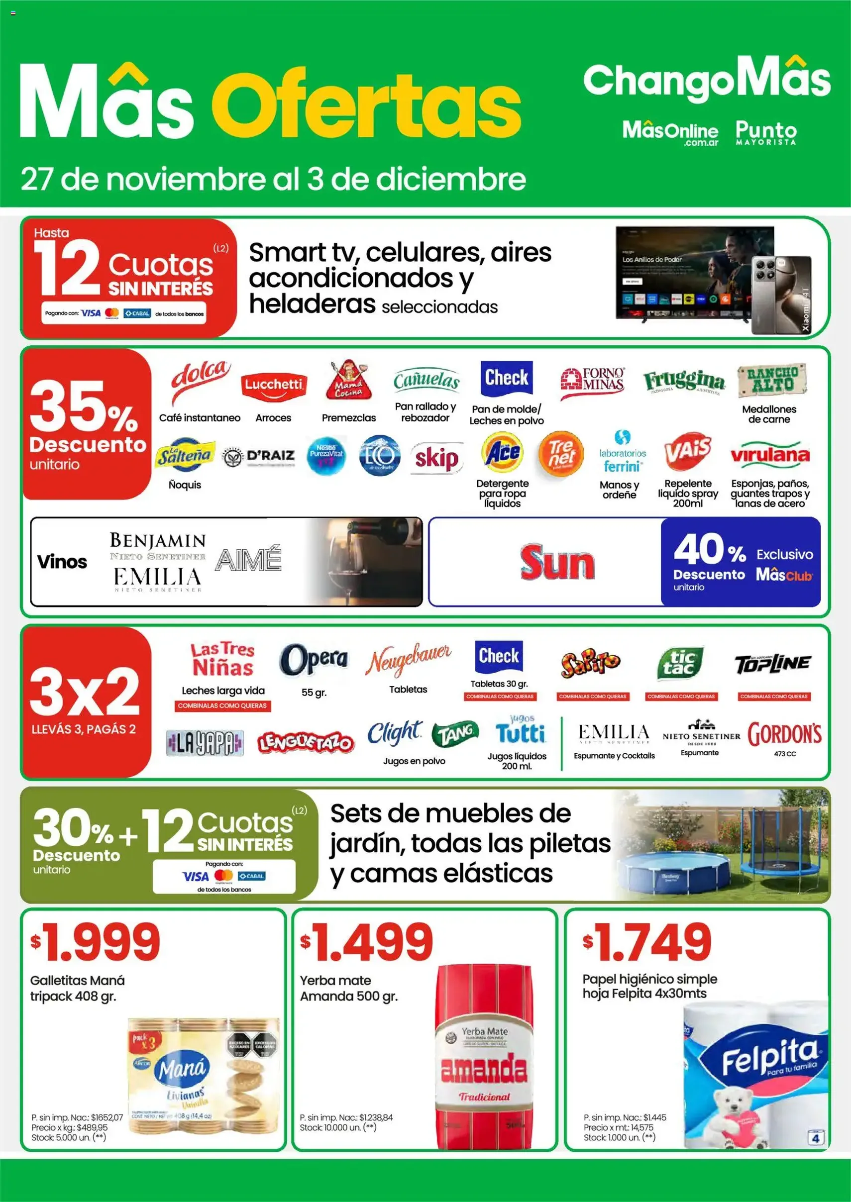 Changomas ofertas - folleto válido desde 27/11/2025 página 1 de 19