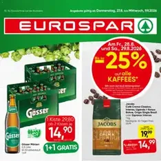 Eurospar Flugblatt - Prospekt Vorschau gültig ab 27.08.2026