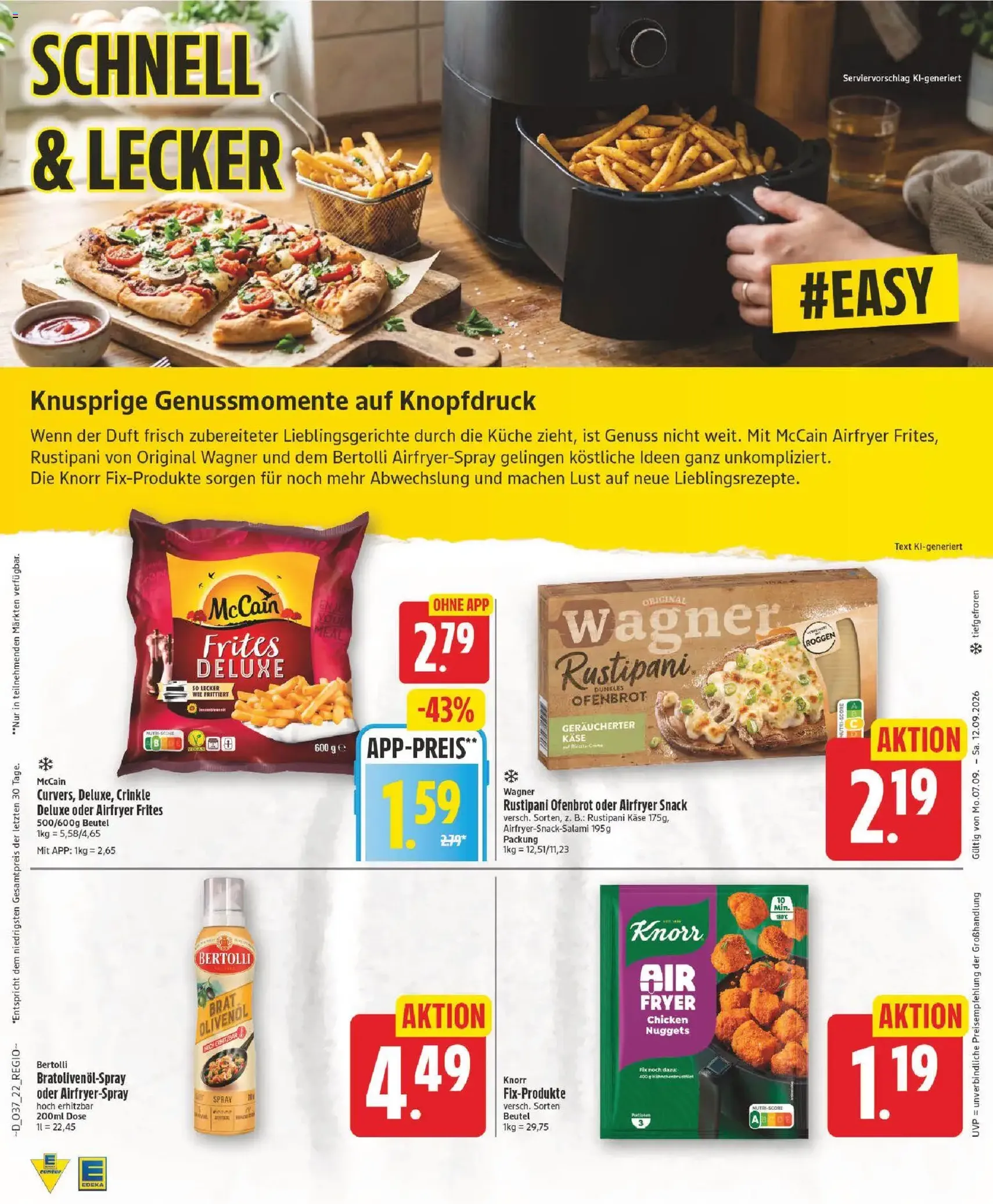 Edeka Prospekt - Gültiger Prospekt ab 07.09.2026, Seite 22 von insgesamt 29