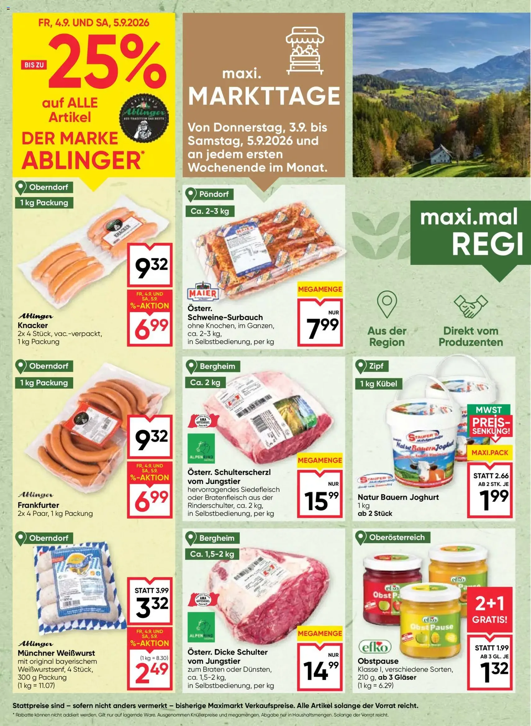 Maximarkt Flugblatt - Gültiger Prospekt ab 03.09.2026, Seite 4 von insgesamt 24