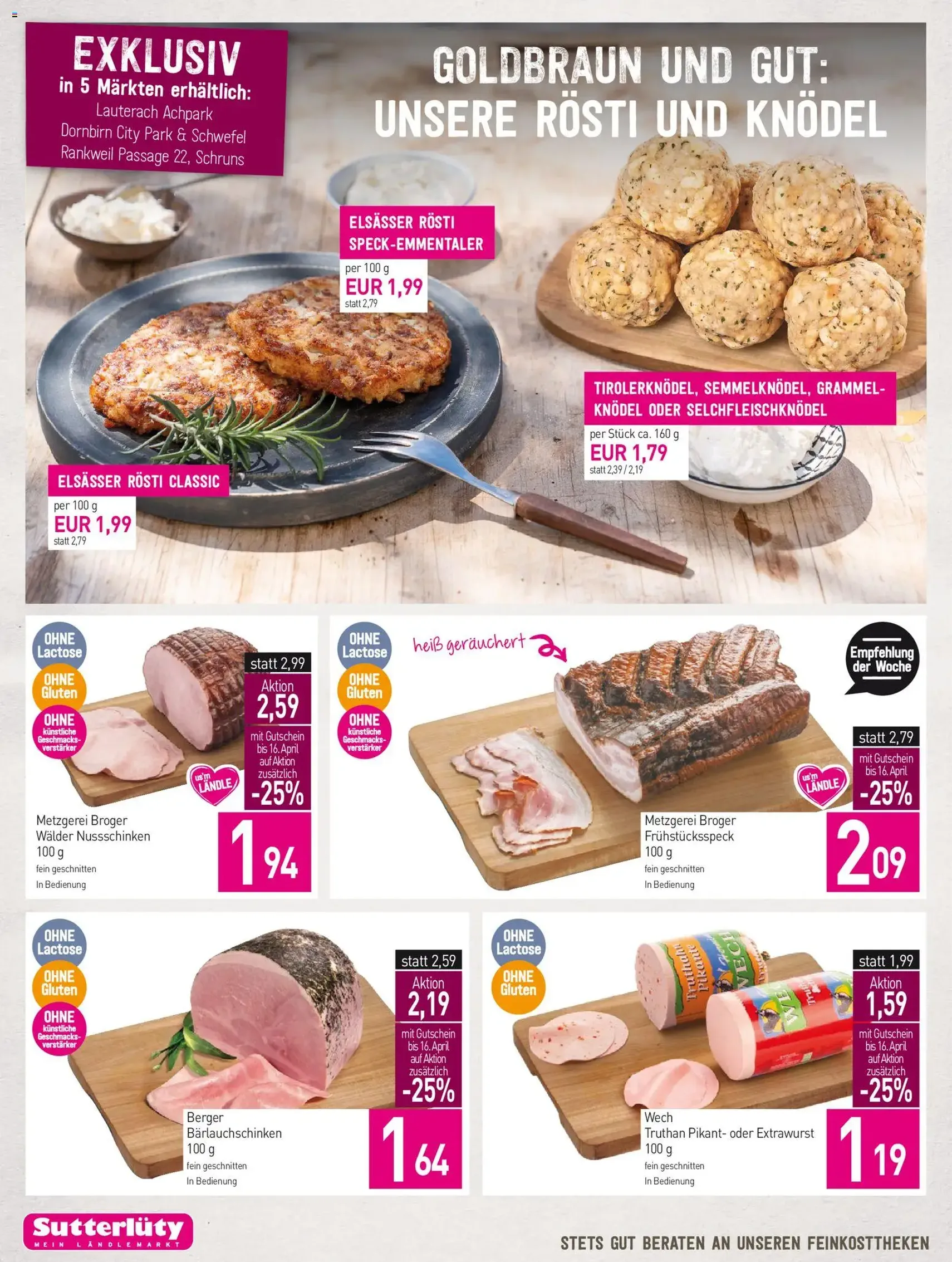 Sutterlüty Flugblatt - Gültiger Prospekt ab 09.04.2026, Seite 8 von insgesamt 20