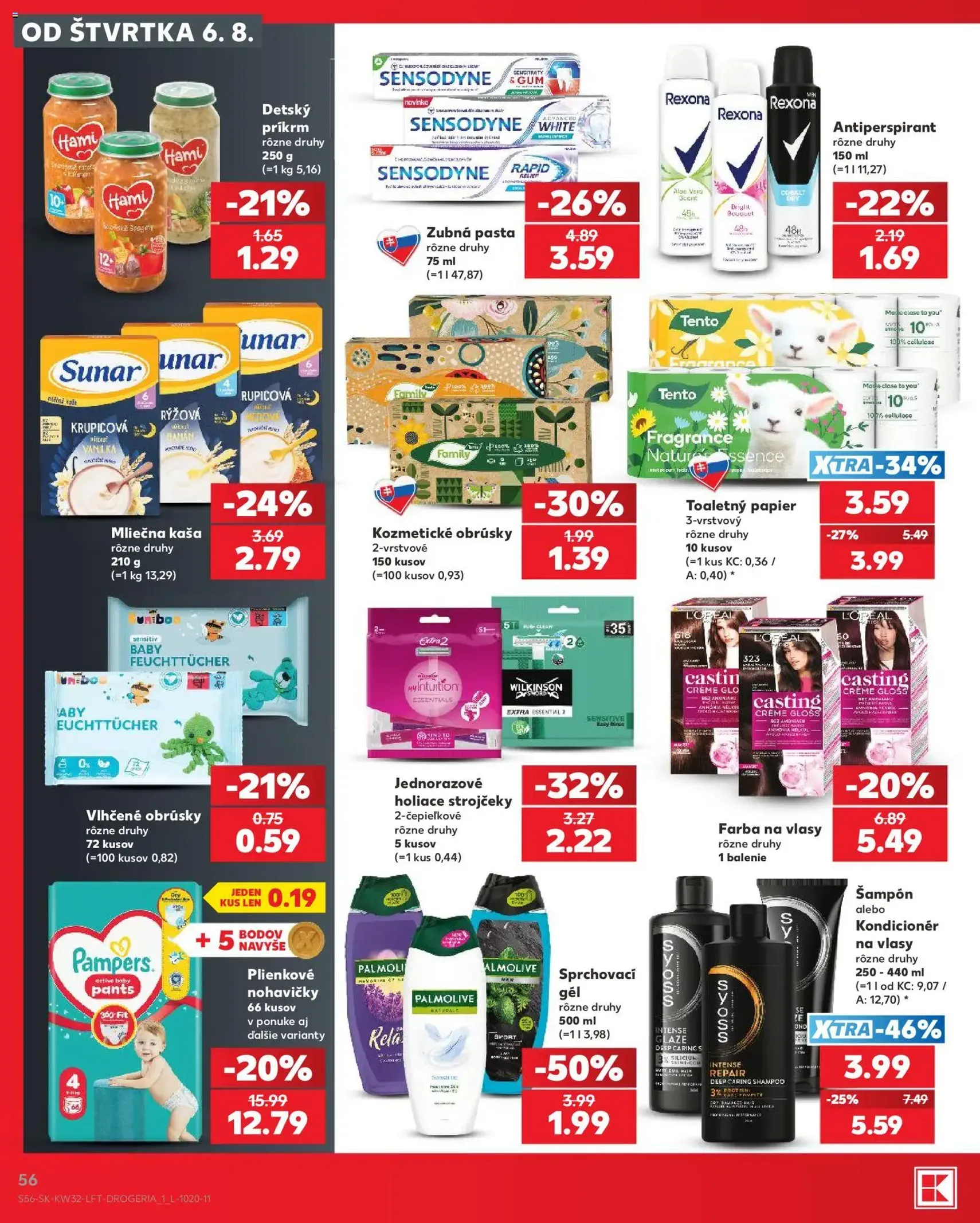 Kaufland SK akciós újság - 2026.08.06. érvényes szórólap 56 oldal 78 oldalból
