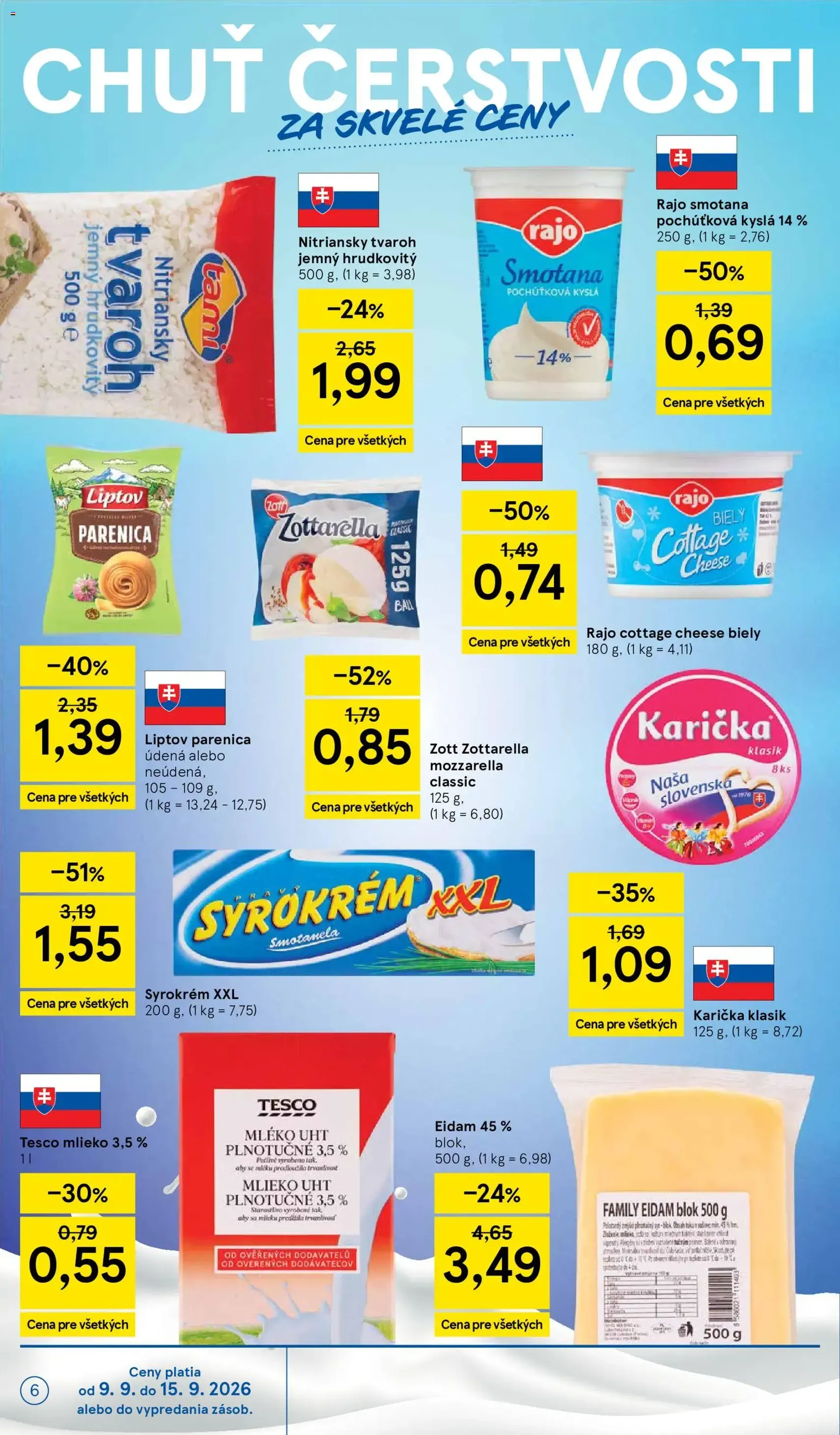Tesco Hypermarket - leták - platný leták od 09.09.2026 strana 6 z 46