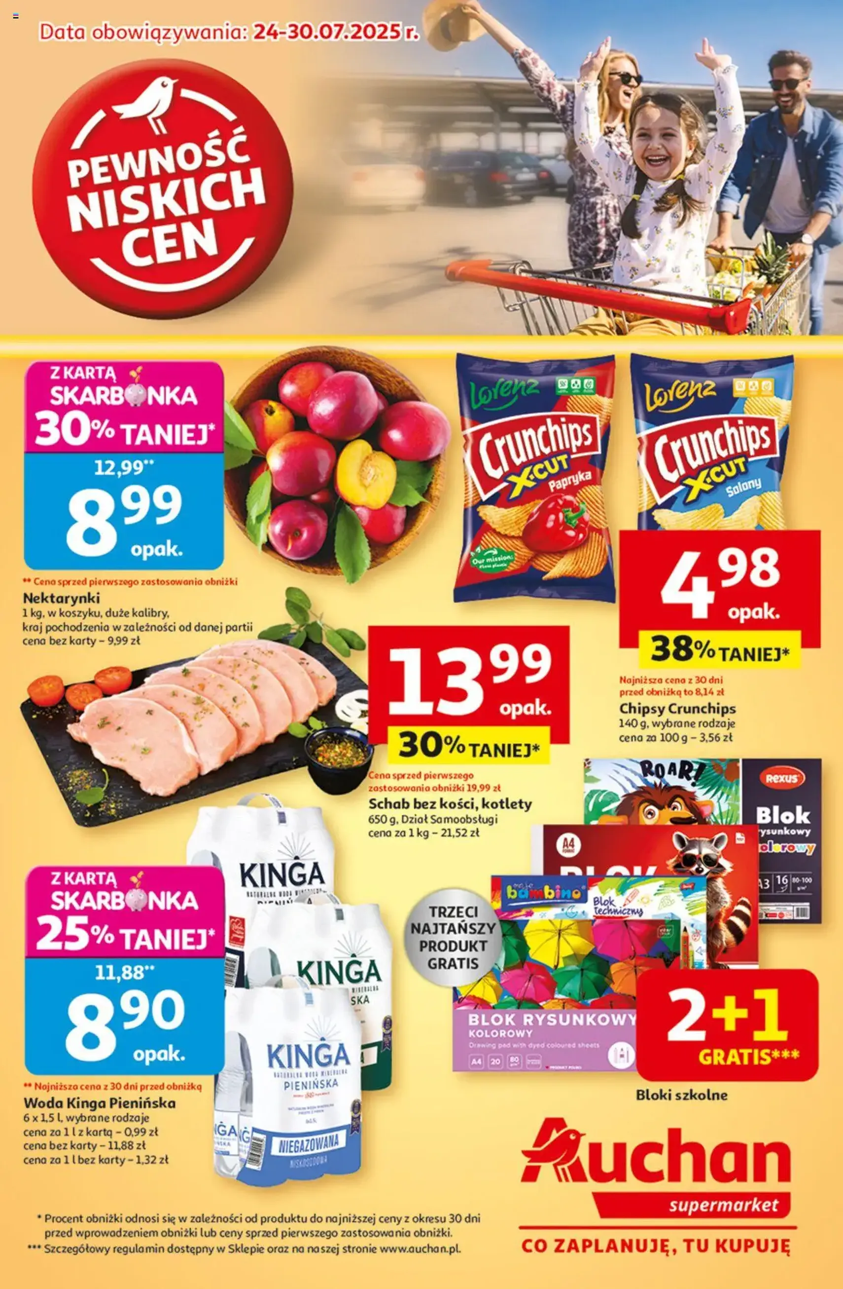Auchan Gazetka - ważny gazetka od 24.07.2025 strona 1 z 8 Auchan Gazetka - ważny gazetka od 24.07.2025 strona 1 z 8