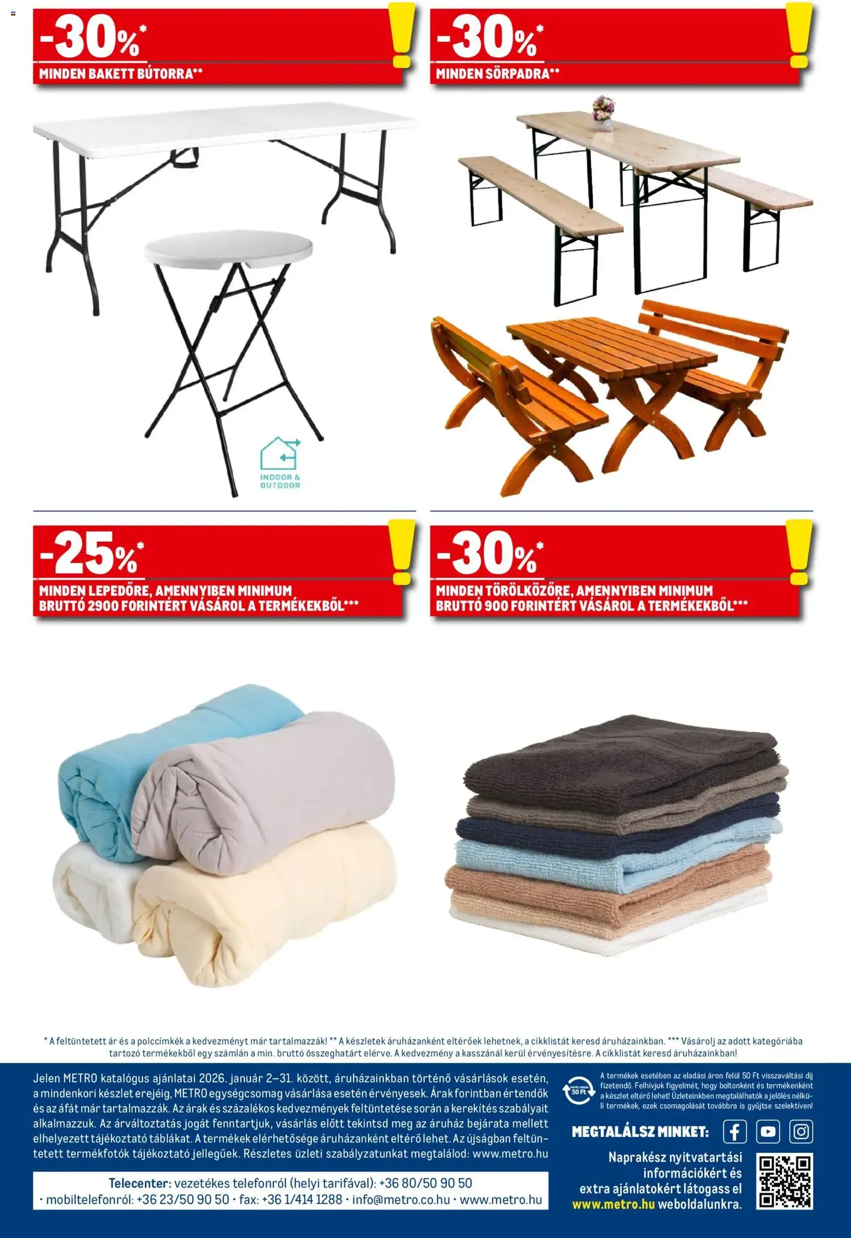 Metro - Élelmiszer és Szezonális katalógus 2026/01 - 2026.01.02. érvényes szórólap 38 oldal 40 oldalból