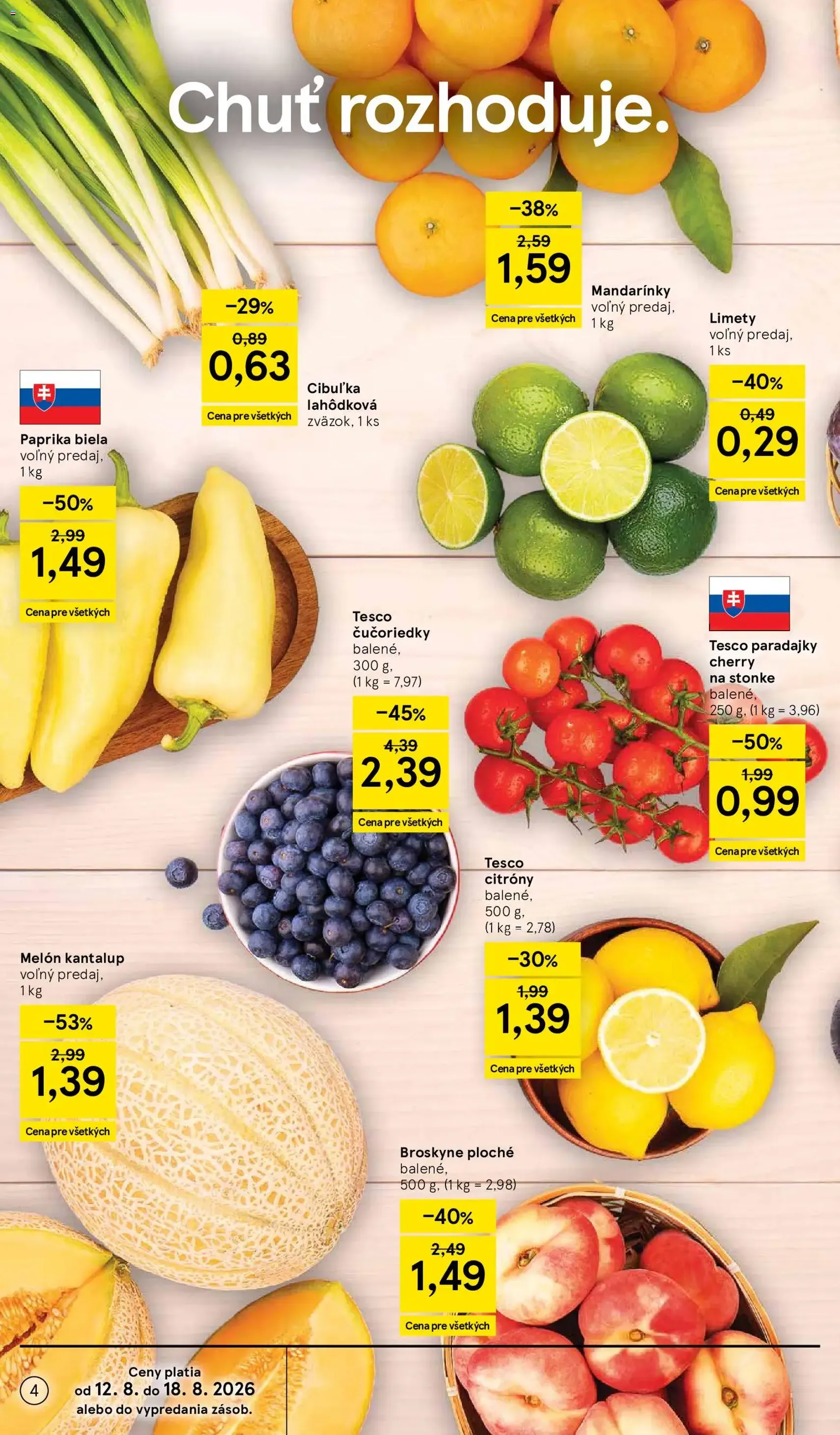 Tesco Hypermarket - leták - platný leták od 12.08.2026 strana 4 z 54