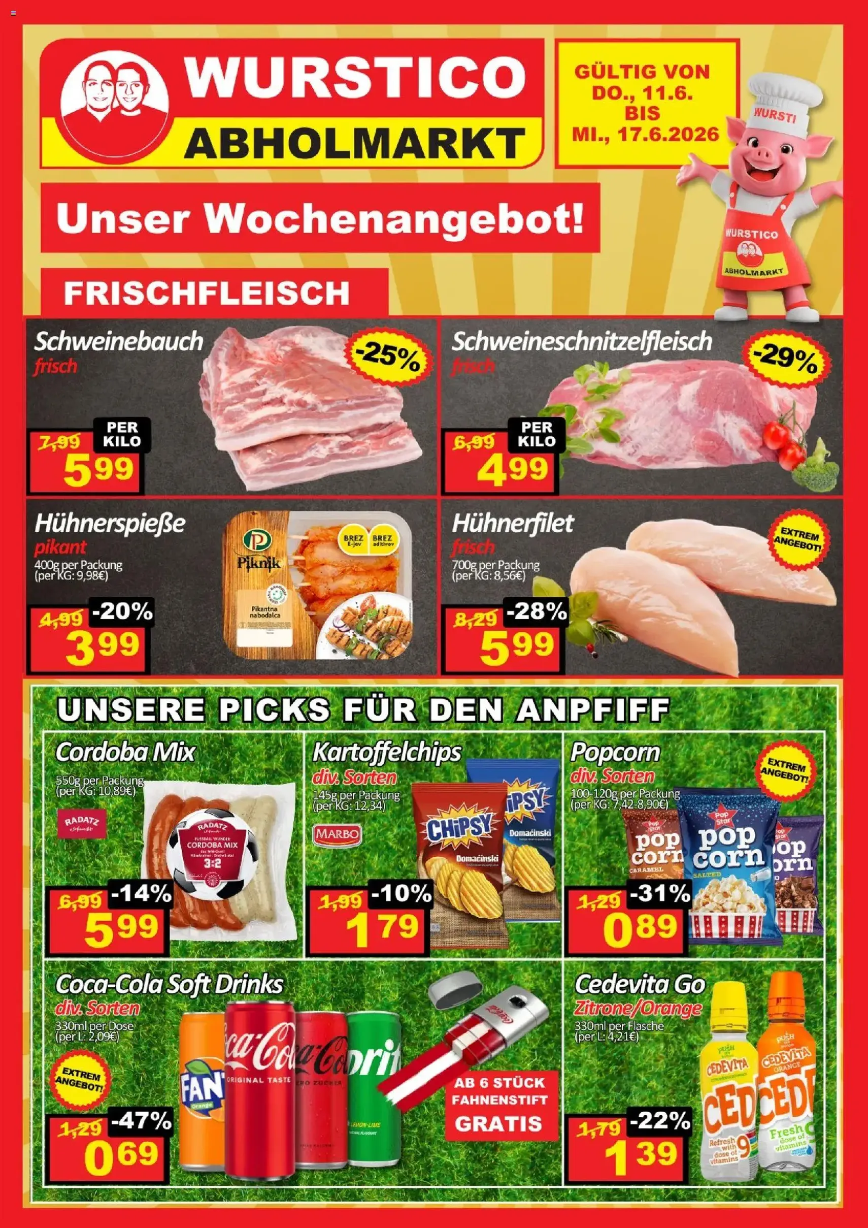 Wurstico Abholmarkt Flugblatt - Gültiger Prospekt ab 18.06.2026, Seite 5 von insgesamt 8