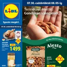 Lidl akciós újság - szórólap előnézete érvényes 2026.07.30. -tól