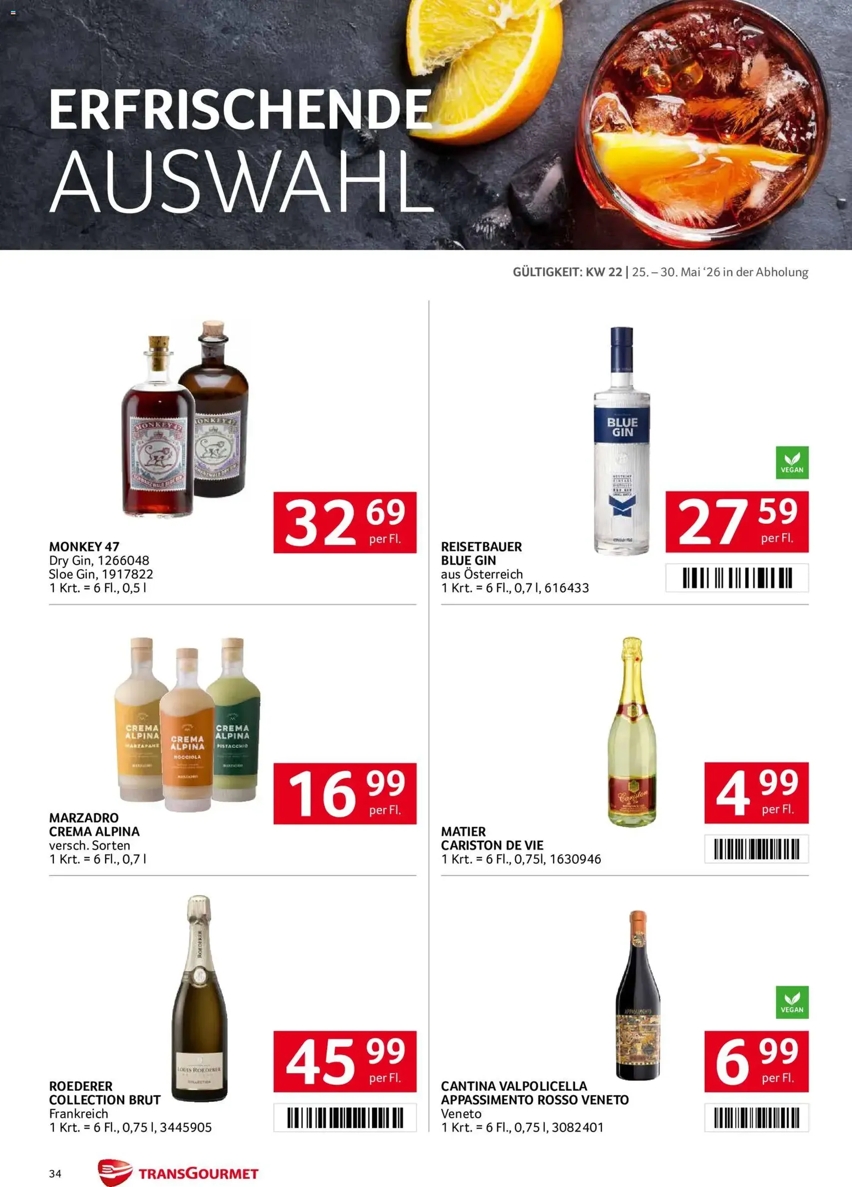 Transgourmet Flugblatt - Gültiger Prospekt ab 25.05.2026, Seite 33 von insgesamt 35