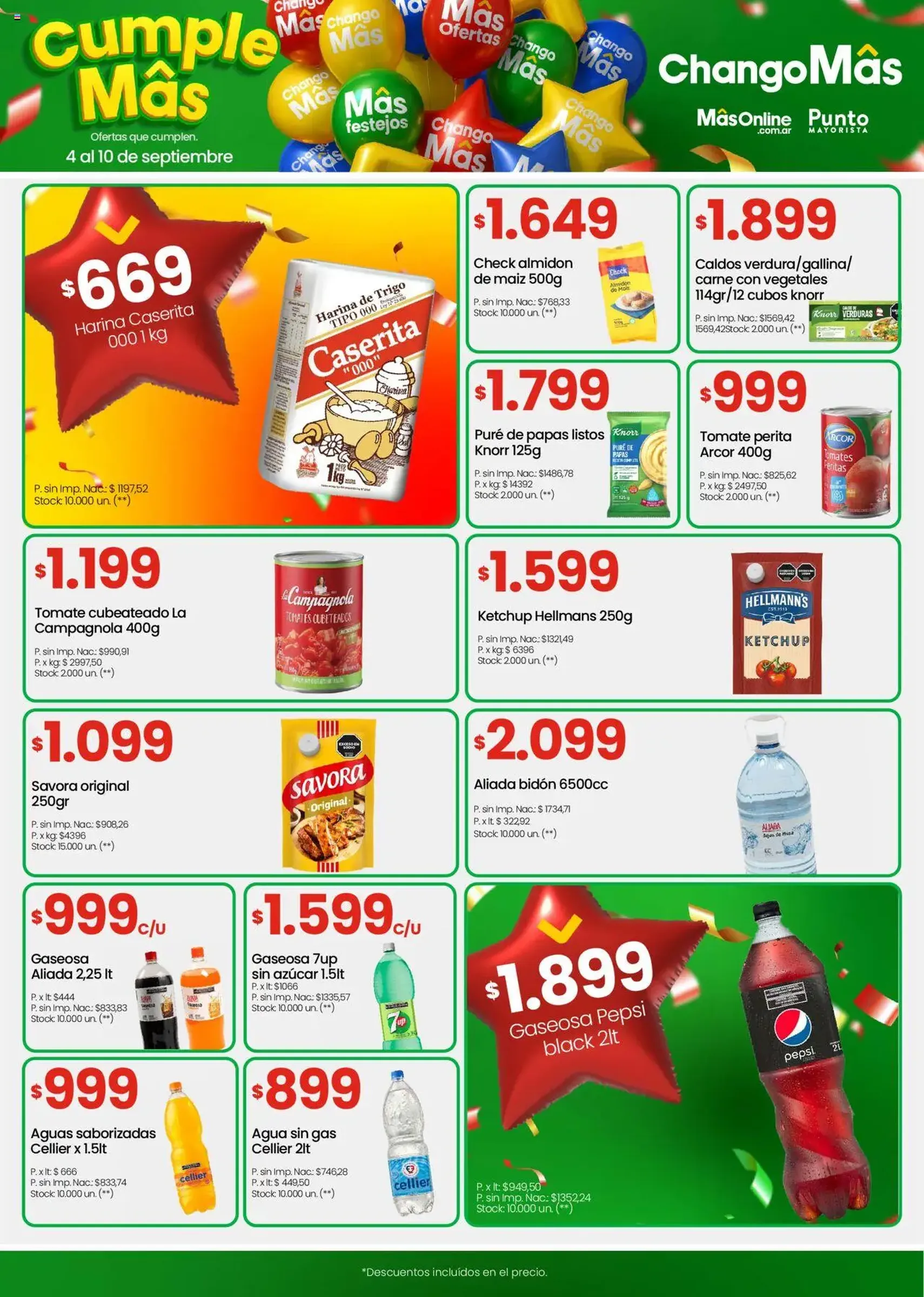 Changomas ofertas - folleto válido desde 04/09/2025 página 8 de 18 Changomas ofertas - folleto válido desde 04/09/2025 página 8 de 18