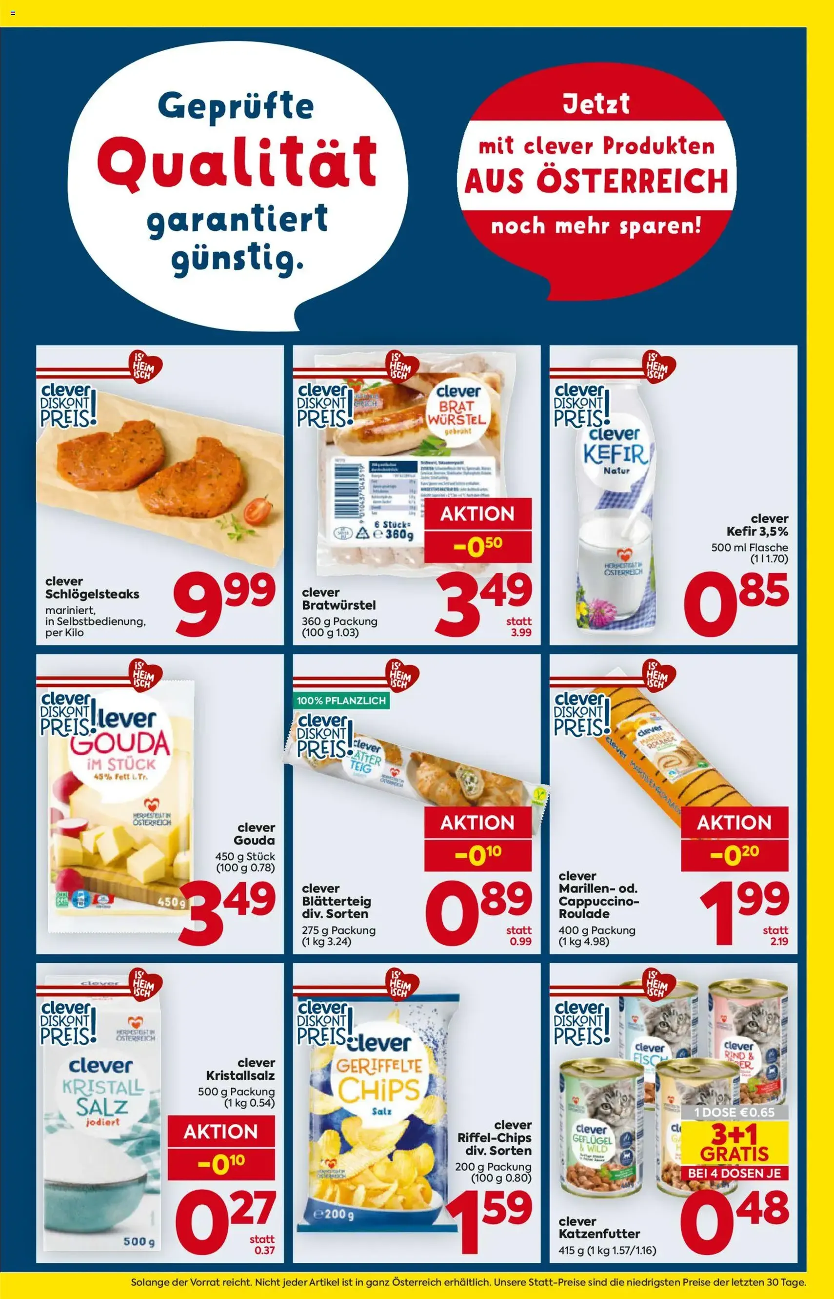 Billa - Flugblatt - Gültiger Prospekt ab 20.08.2026, Seite 3 von insgesamt 16