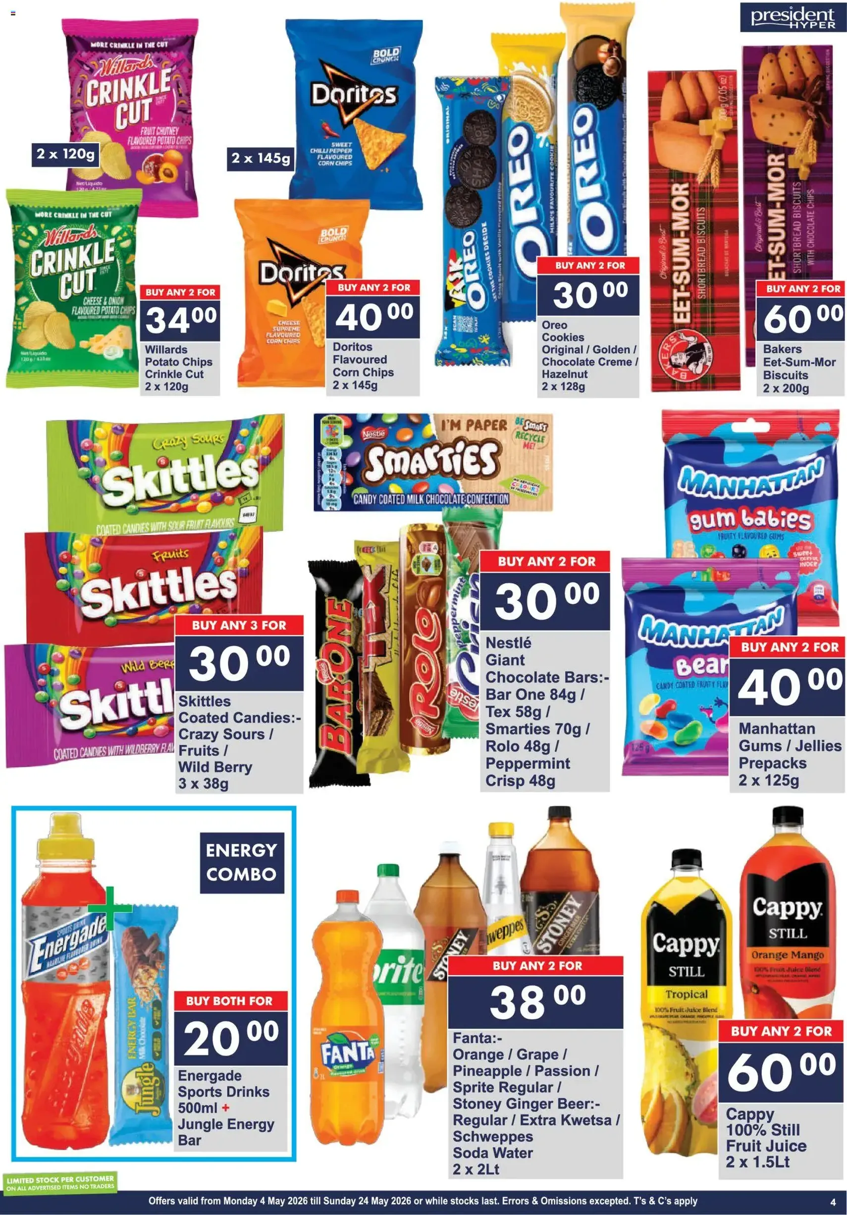 President Hyper Specials - valid flyer from 04/05/2026, page 4 of 8