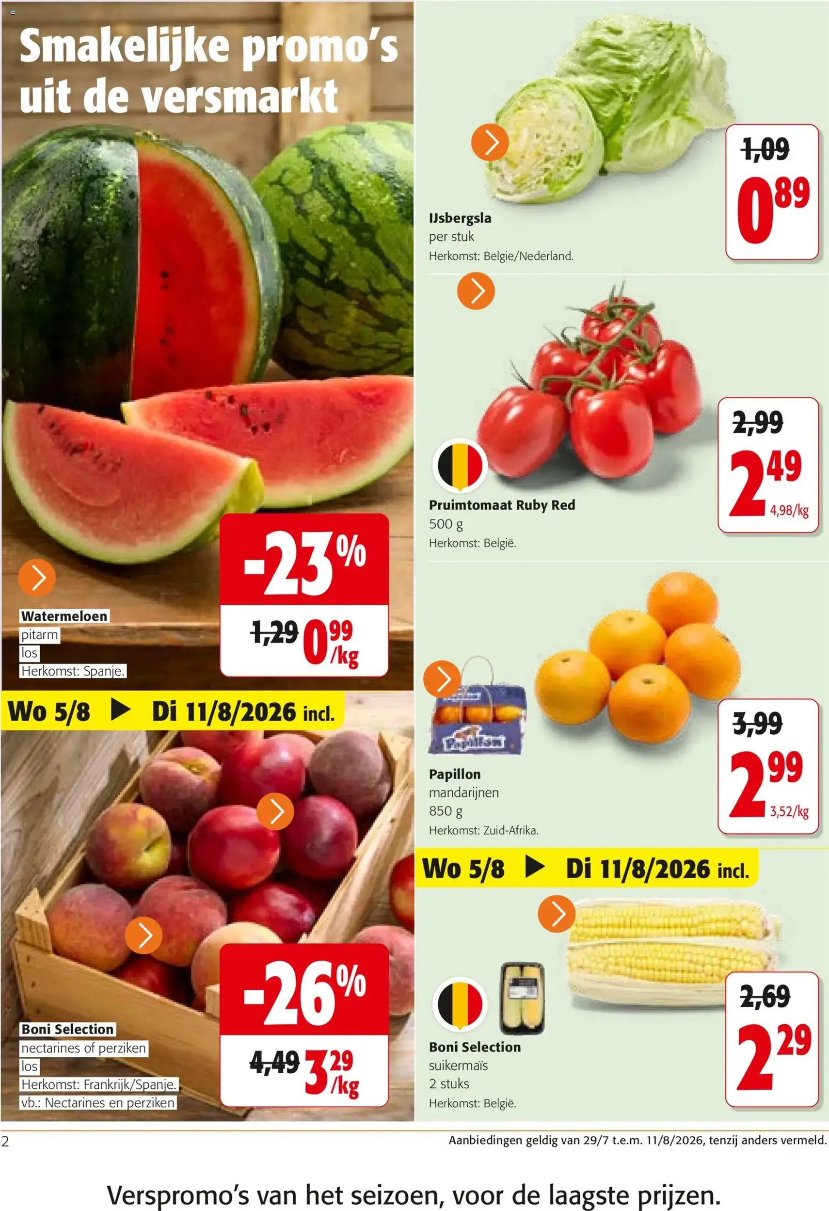 Colruyt folder / publicité - geldige folder vanaf 29/07/2026 pagina 2 van 32