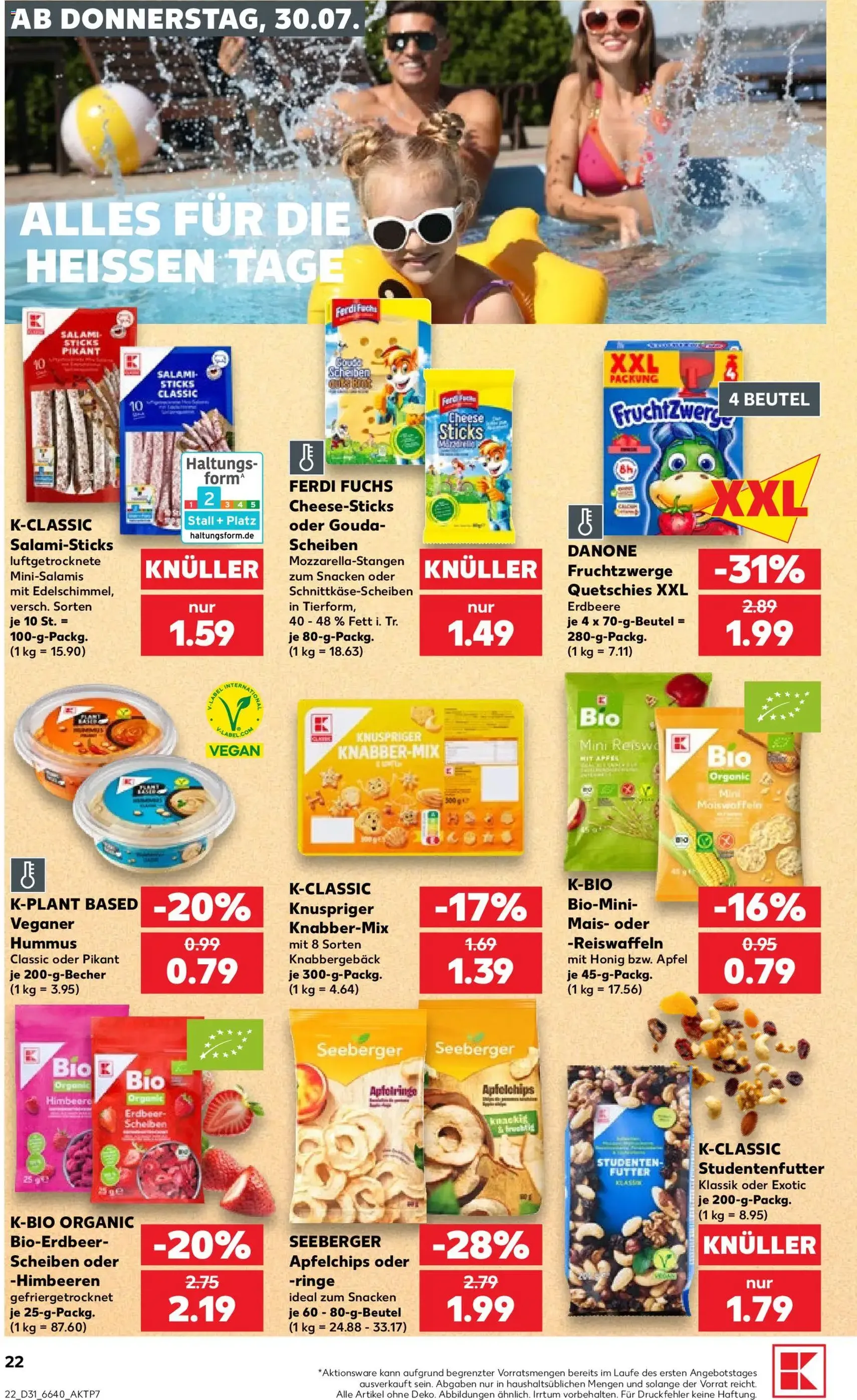 Kaufland Prospekt - Gültiger Prospekt ab 30.07.2026, Seite 22 von insgesamt 66