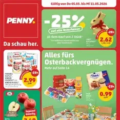 Penny Markt - Flugblatt - Prospekt Vorschau gültig ab 05.03.2026