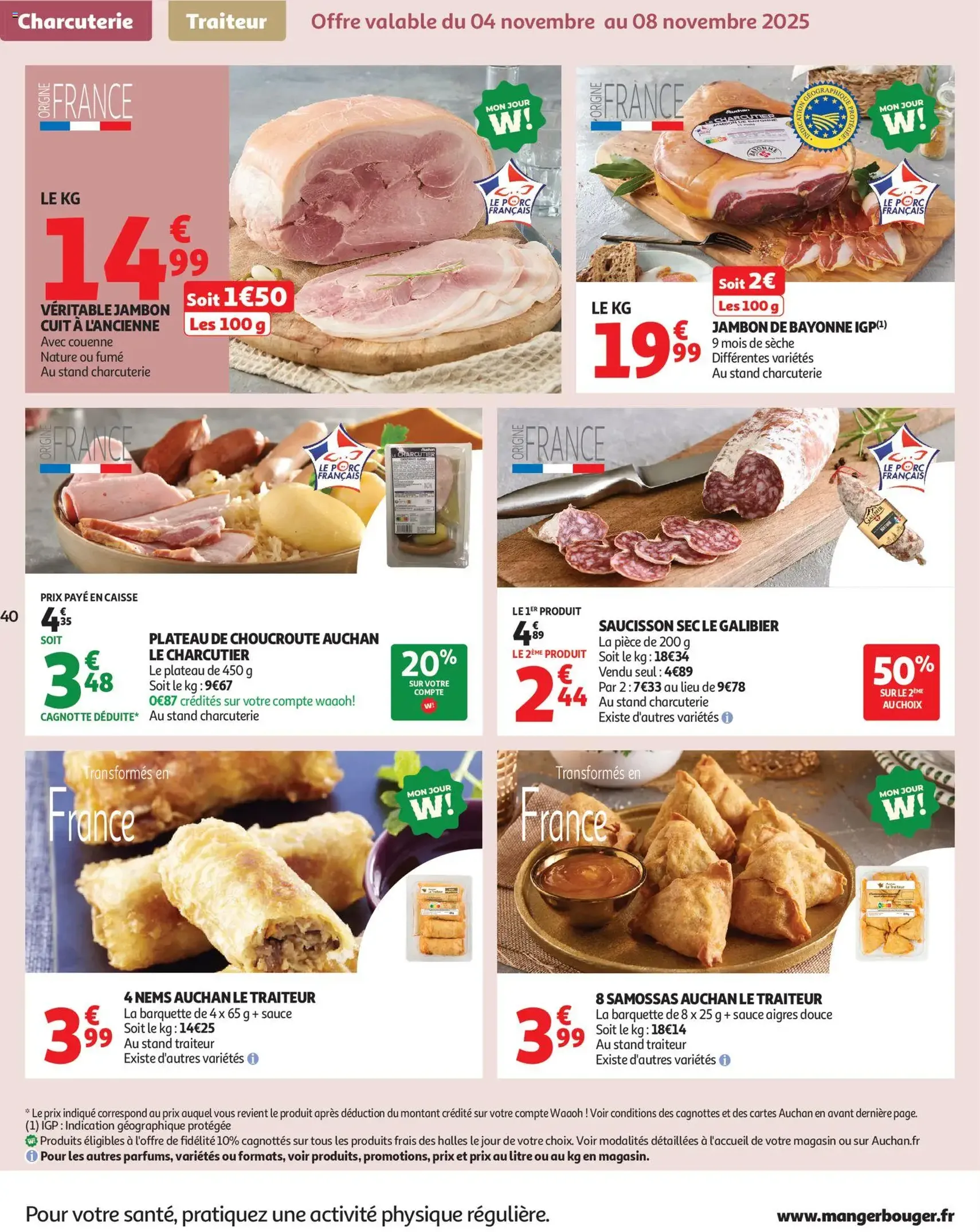 Auchan prospectus - brochure valable à partir du 04/11/2025, page 40 sur 62