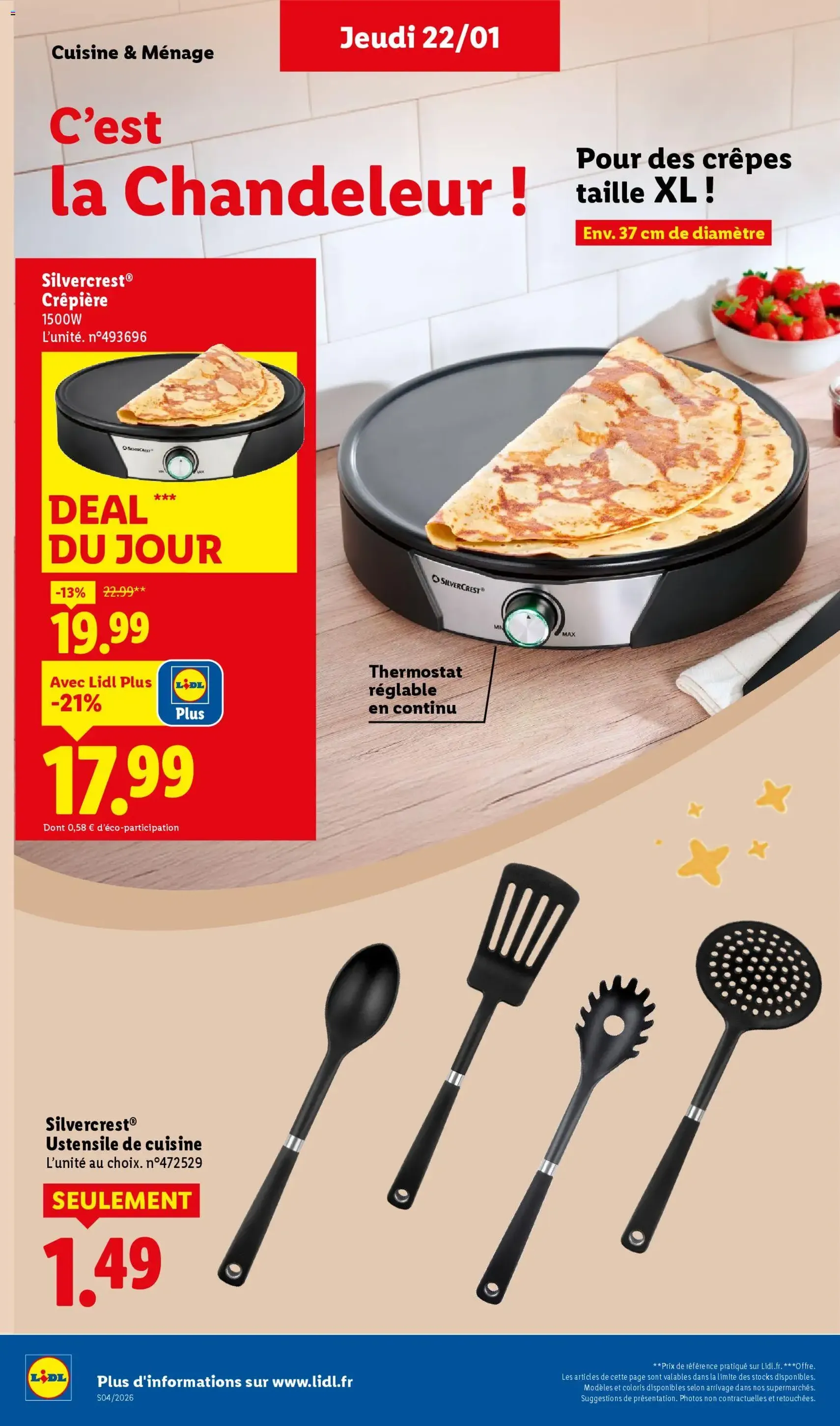 LIDL catalogue semaine 4 - brochure valable à partir du 22/01/2026, page 36 sur 79
