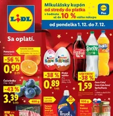 Lidl leták - náhľad letáku platný od 01.12.2025