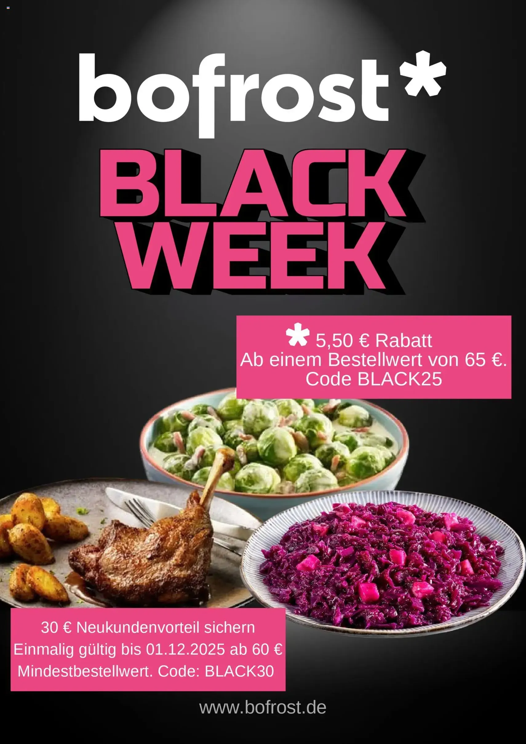Bofrost - Black Friday - Gültiger Prospekt ab 22.11.2025, Seite 1 von insgesamt 5
