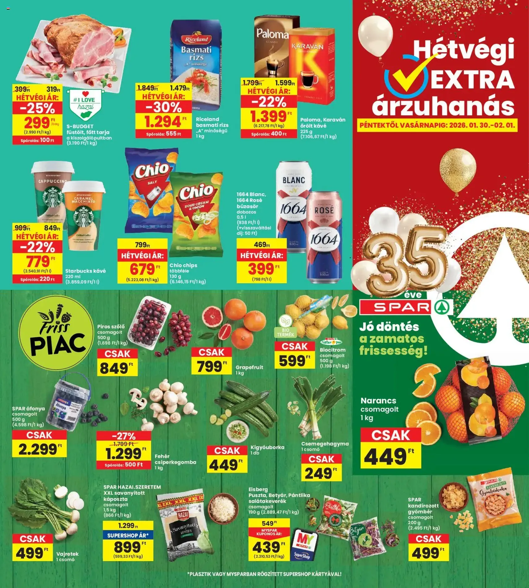 Interspar Akciós újság - 2026.01.29. érvényes szórólap 20 oldal 20 oldalból