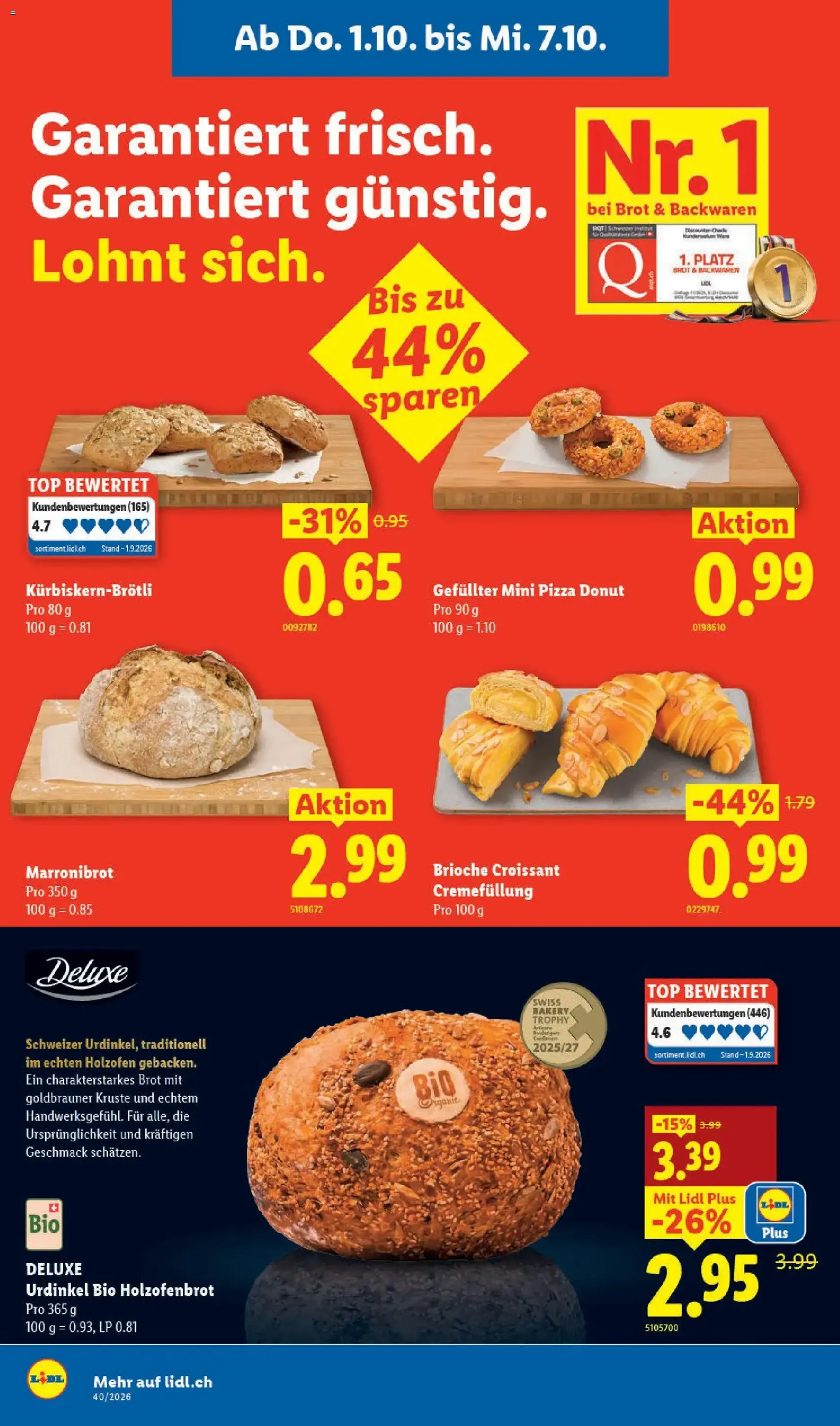 Lidl aktionen - Gültiger Prospekt ab 01.10.2026, Seite 6 von insgesamt 35