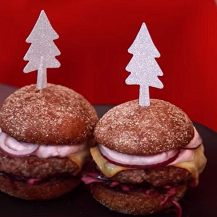 Weihnachtsburger Rezept