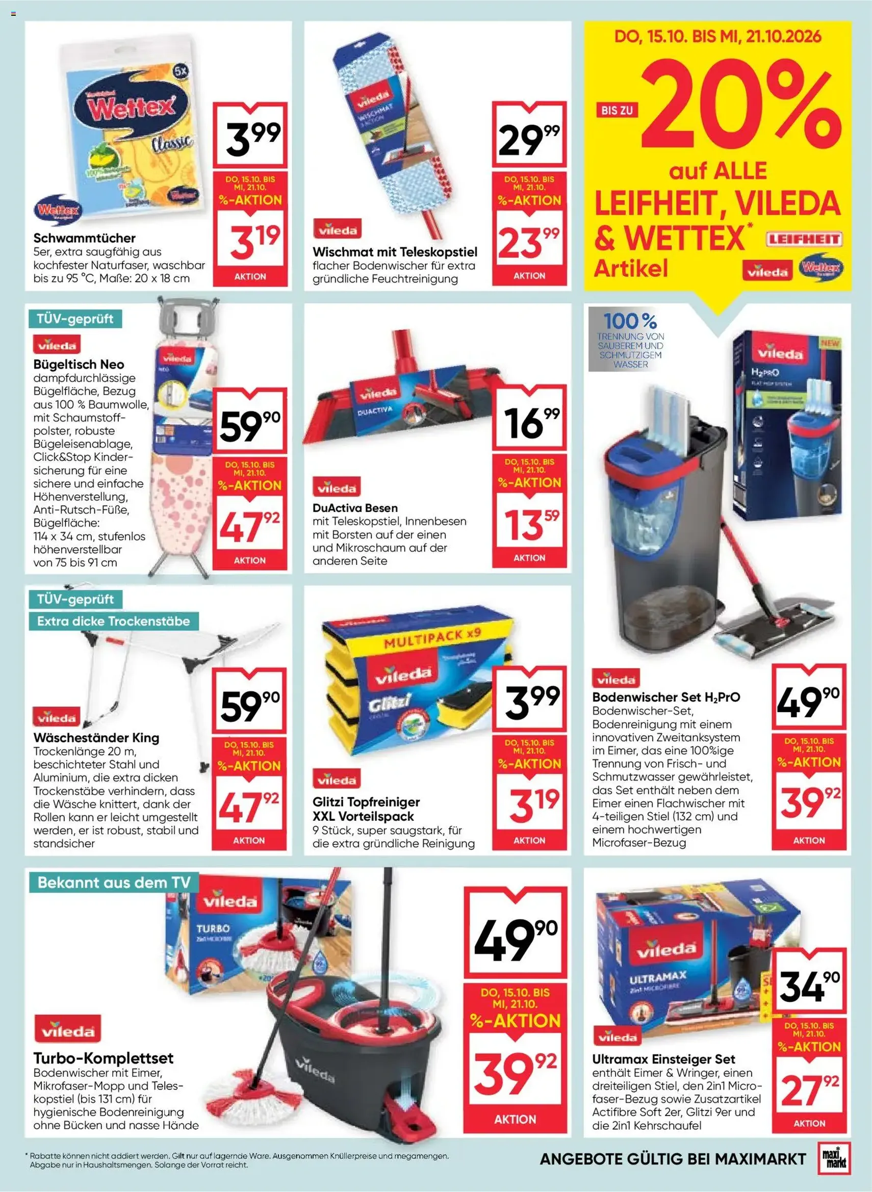 Maximarkt Flugblatt - Gültiger Prospekt ab 15.10.2026, Seite 19 von insgesamt 24