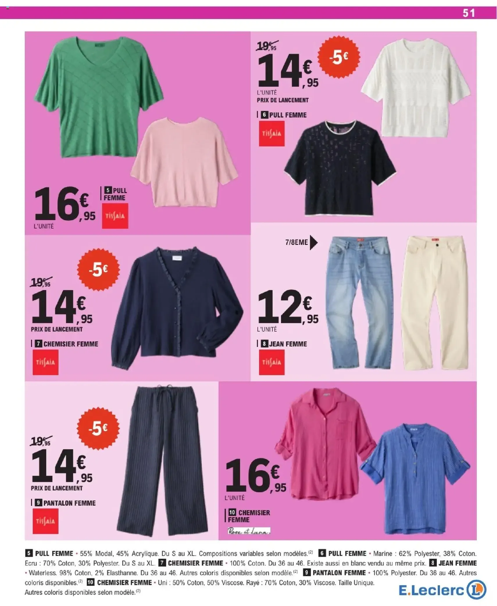 E.Leclerc catalogue semaine 11 - brochure valable à partir du 10/03/2026, page 51 sur 56