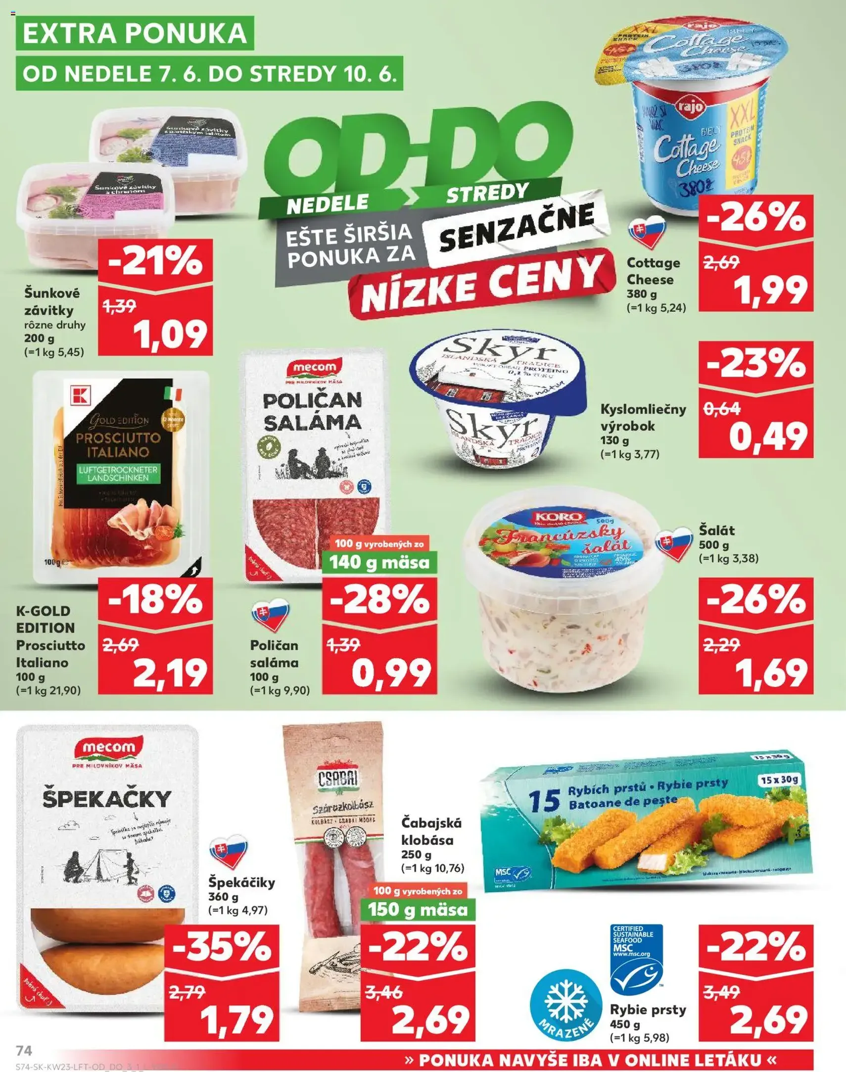 Kaufland SK akciós újság - 2026.06.04. érvényes szórólap 74 oldal 76 oldalból