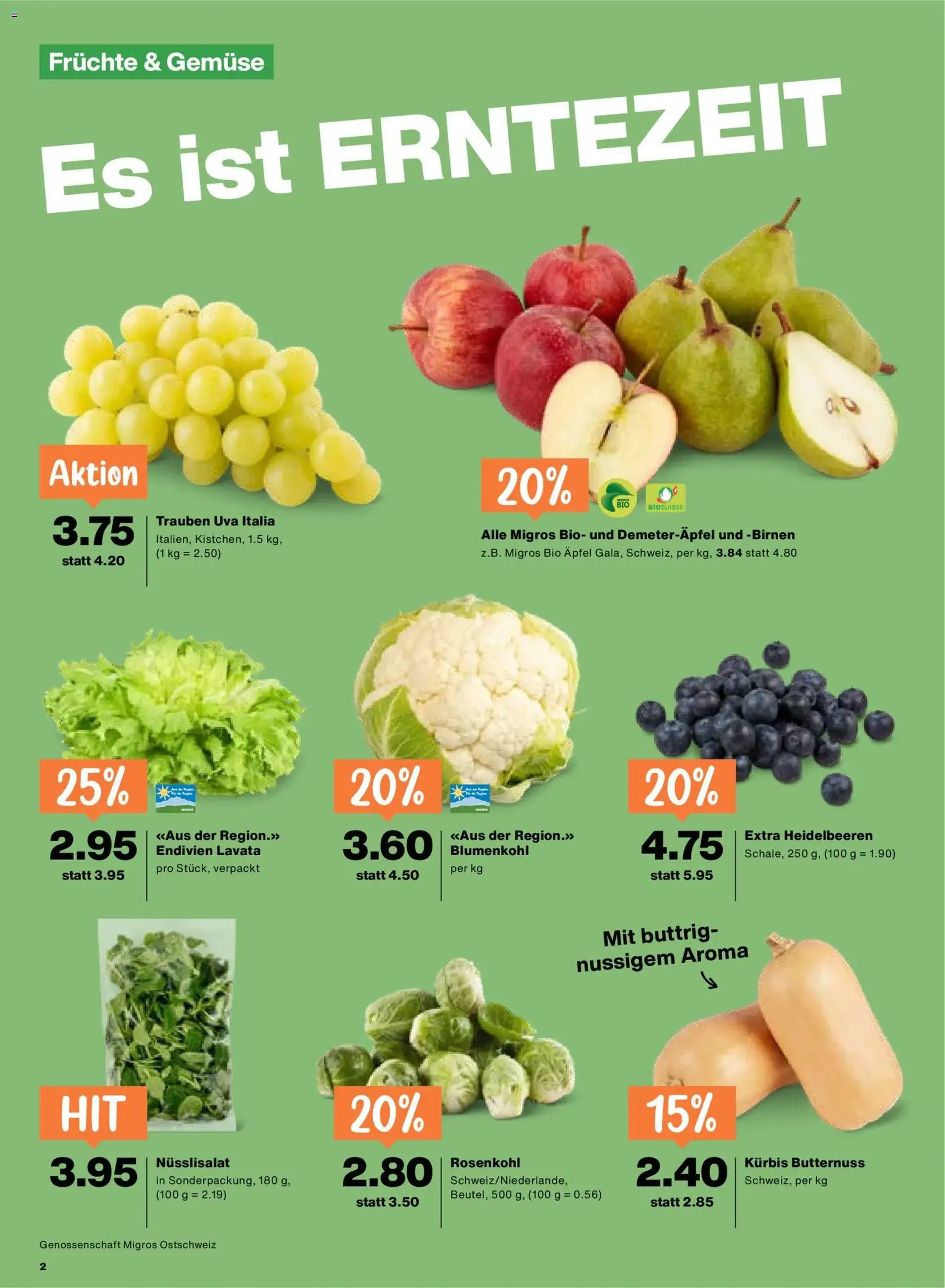 Migros aktionen - Gültiger Prospekt ab 29.10.2026, Seite 2 von insgesamt 24
