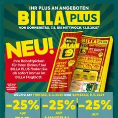 Billa Plus Flugblatt - Prospekt Vorschau gültig ab 07.08.2025