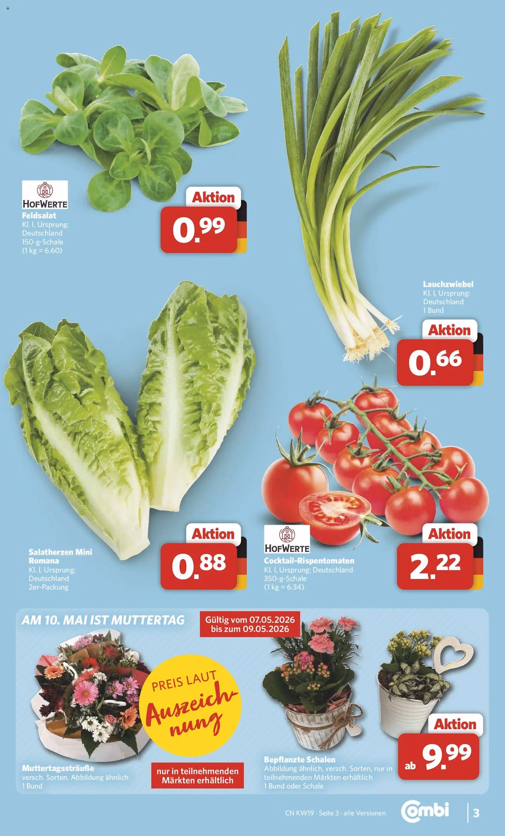 Combi Prospekt - Gültiger Prospekt ab 04.05.2026, Seite 3 von insgesamt 31