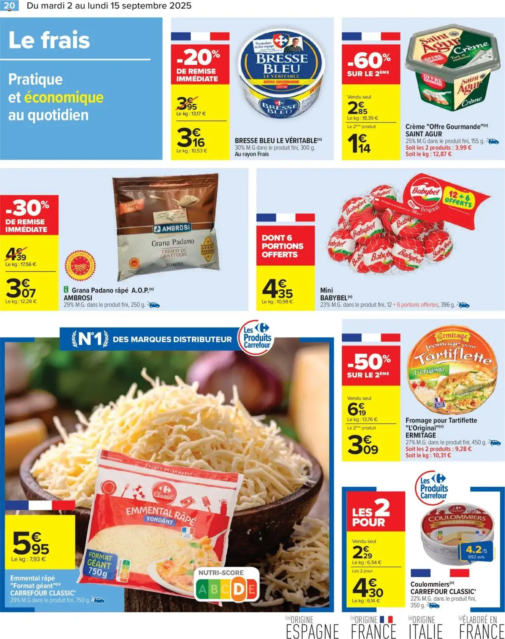 Carrefour catalogue semaine 36 - brochure valable à partir du 02/09/2025, page 22 sur 86 Carrefour catalogue semaine 36 - brochure valable à partir du 02/09/2025, page 22 sur 86