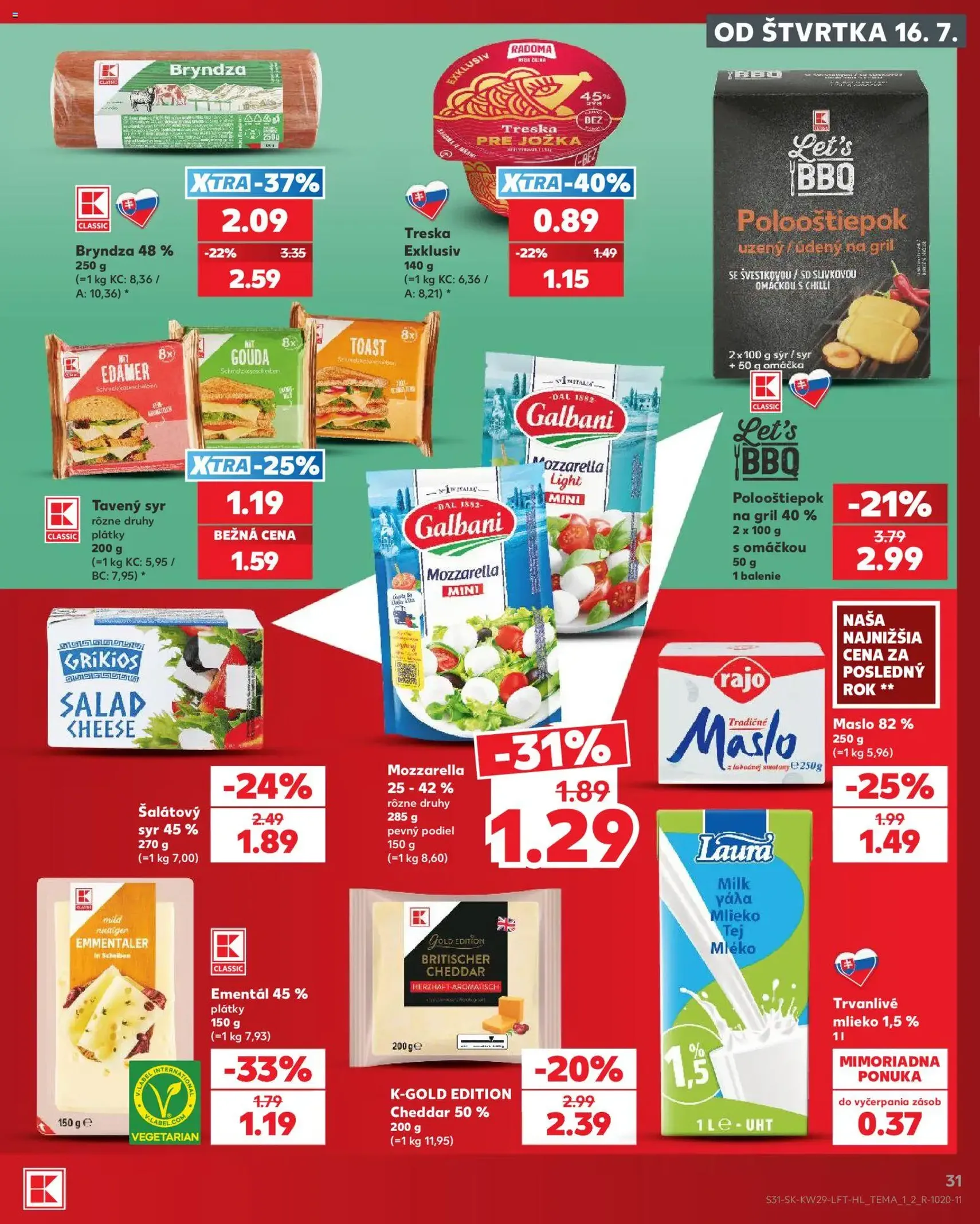 Kaufland leták - platný leták od 16.07.2026 strana 31 z 86