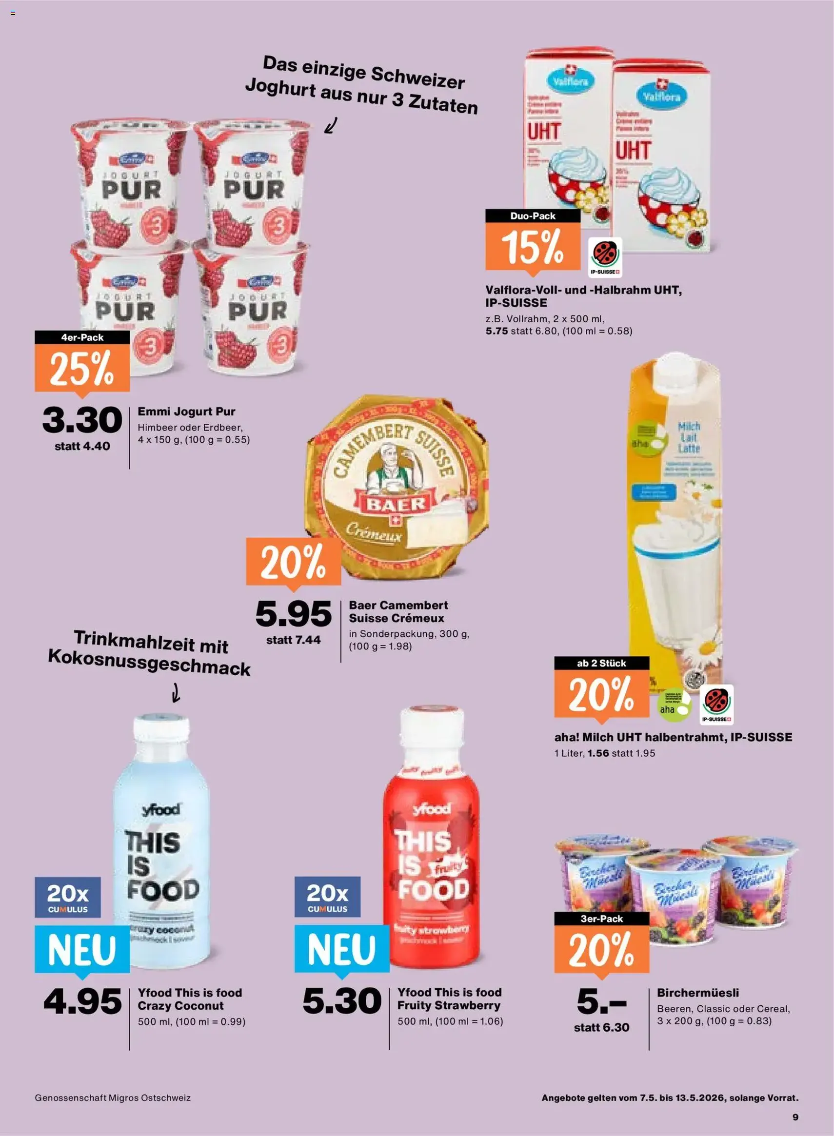 Migros aktionen - Gültiger Prospekt ab 07.05.2026, Seite 9 von insgesamt 24