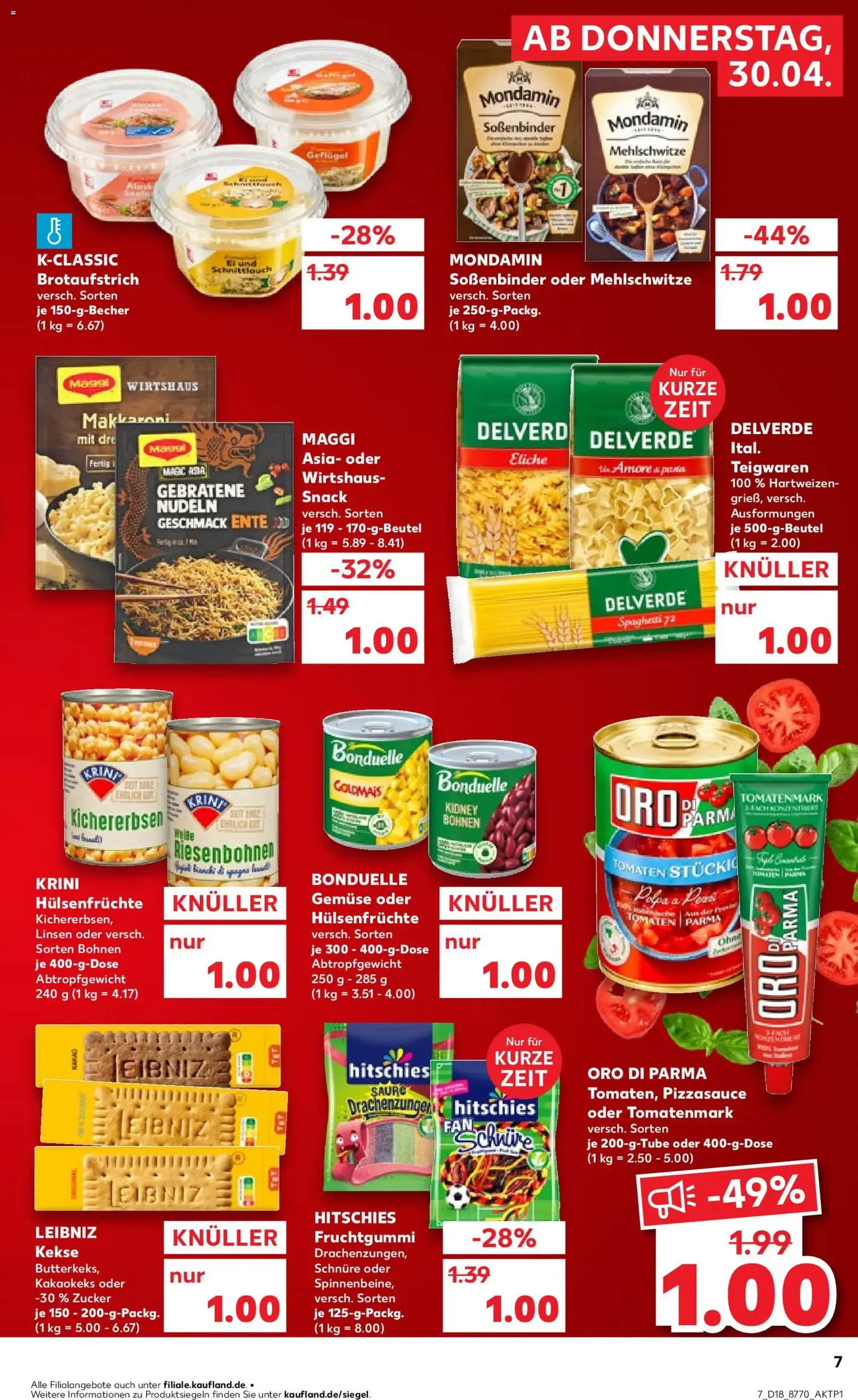 Kaufland Prospekt - Gültiger Prospekt ab 30.04.2026, Seite 7 von insgesamt 62