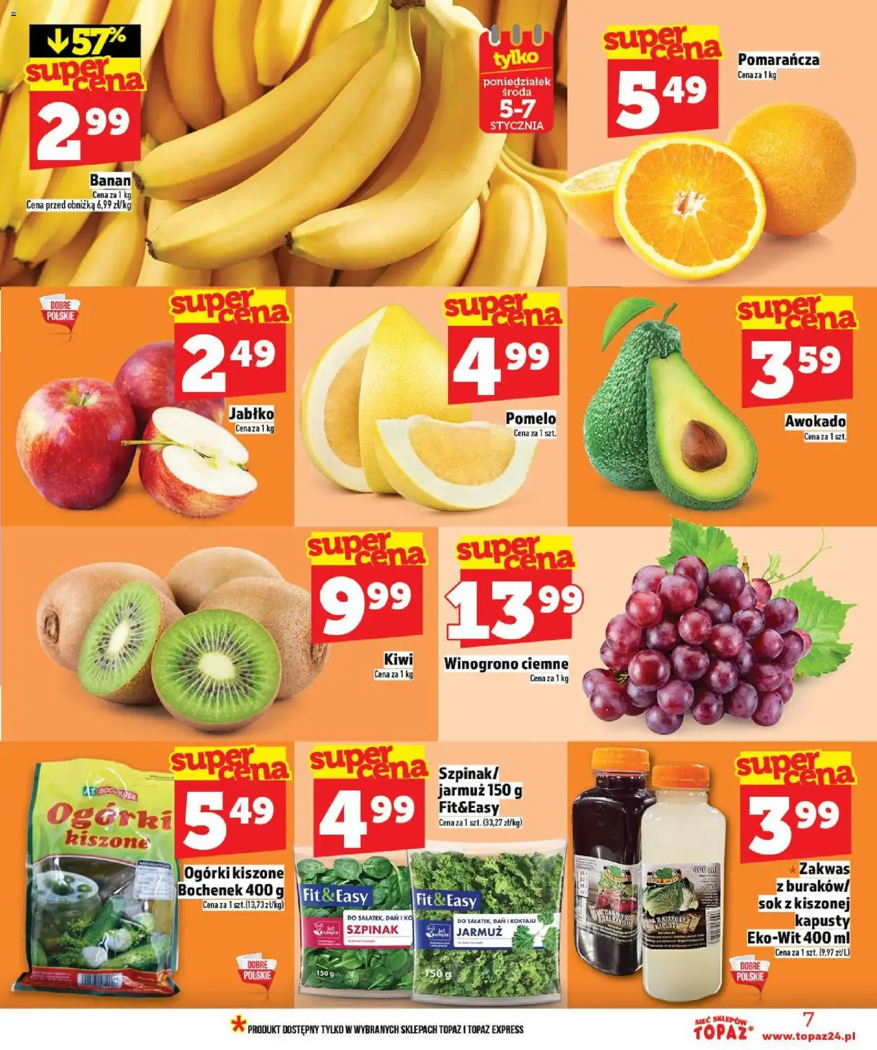 Topaz Gazetka - ważny gazetka od 02.01.2026 strona 7 z 28