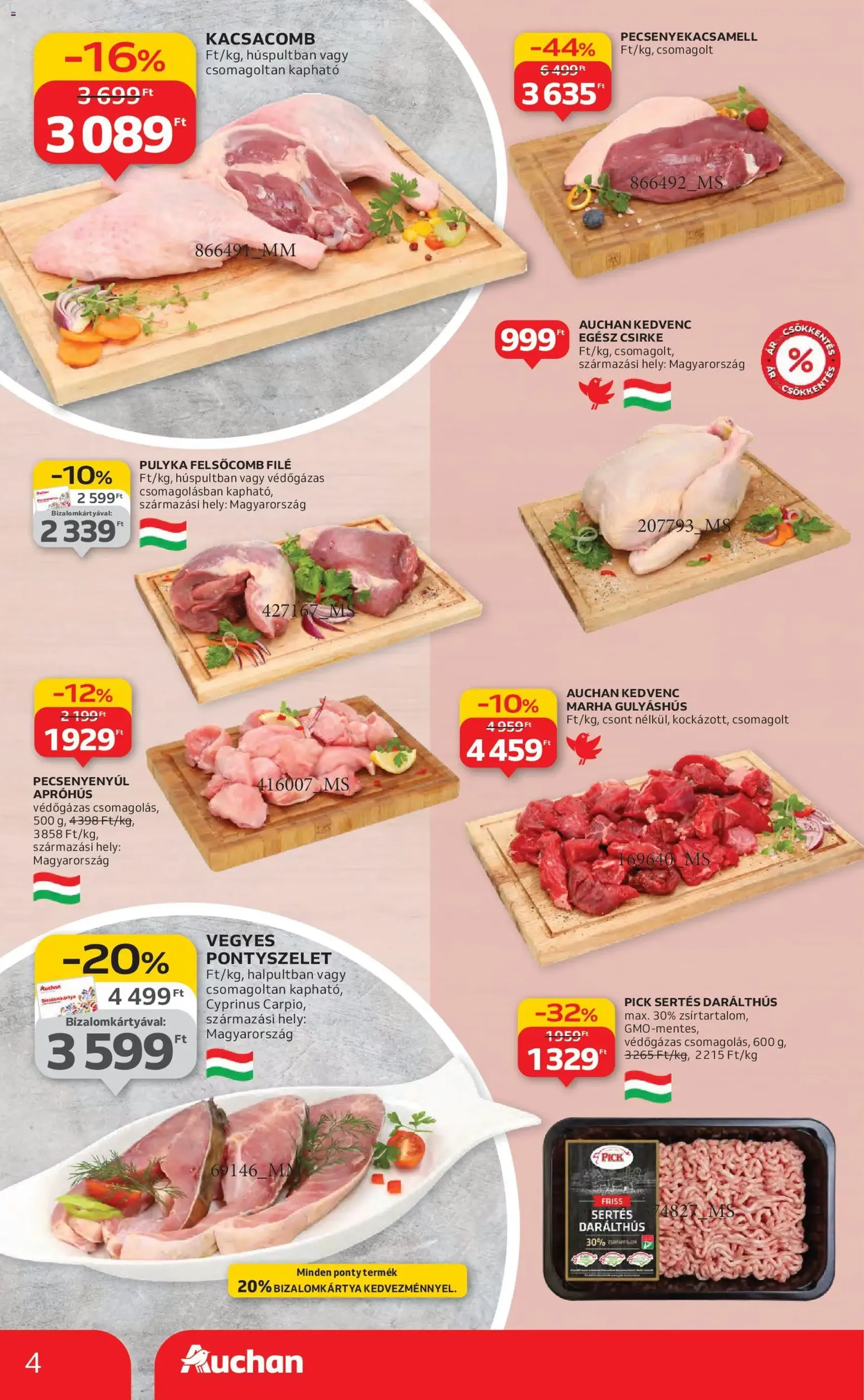 Auchan Akciós újság - 2025.10.30. érvényes szórólap 4 oldal 58 oldalból Auchan Akciós újság - 2025.10.30. érvényes szórólap 4 oldal 58 oldalból