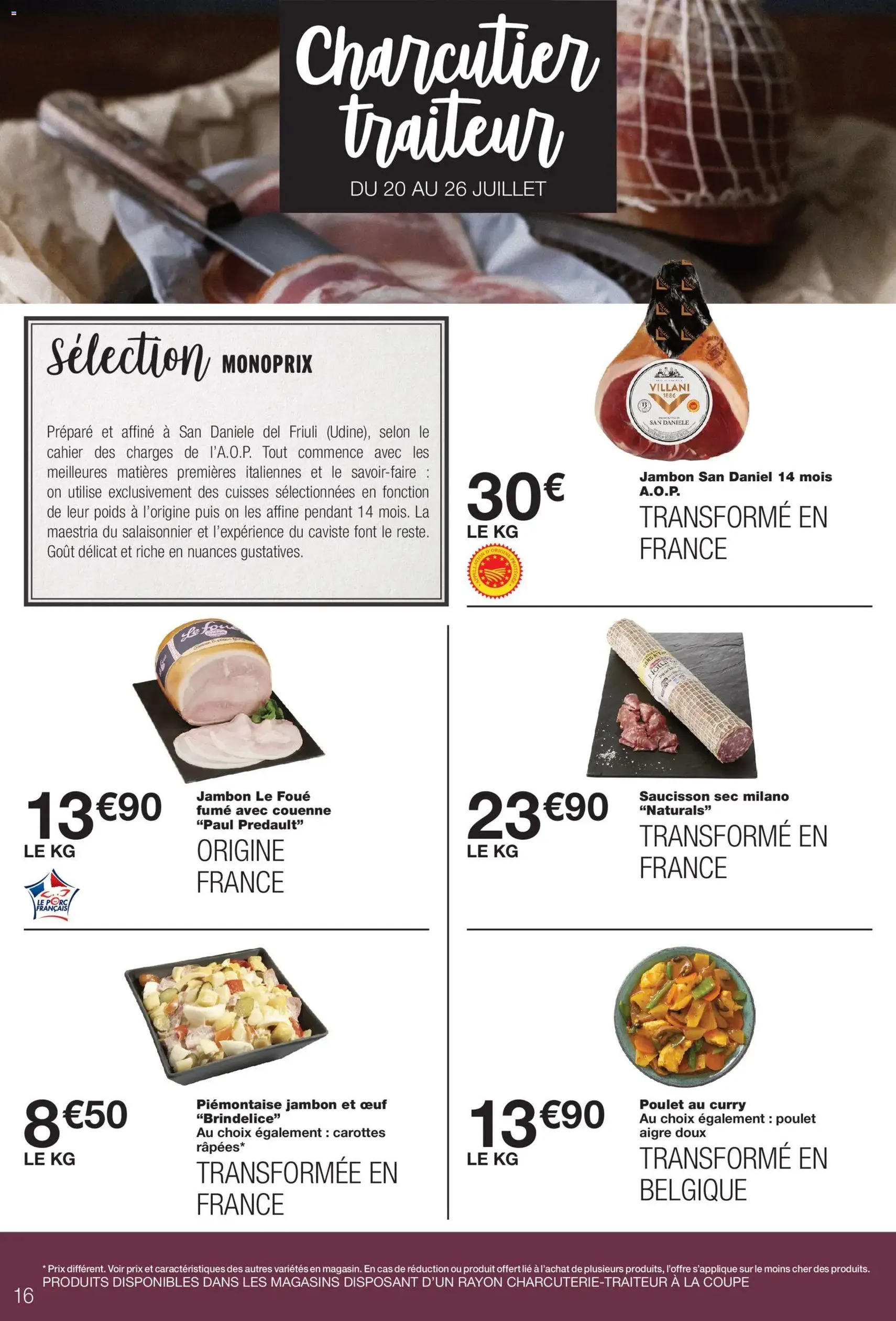Monoprix catalogue - brochure valable à partir du 14/07/2026, page 16 sur 48