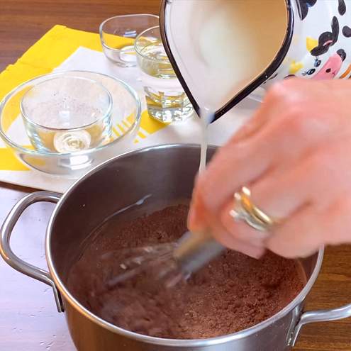 Budino fatto in casa - procedimento 1