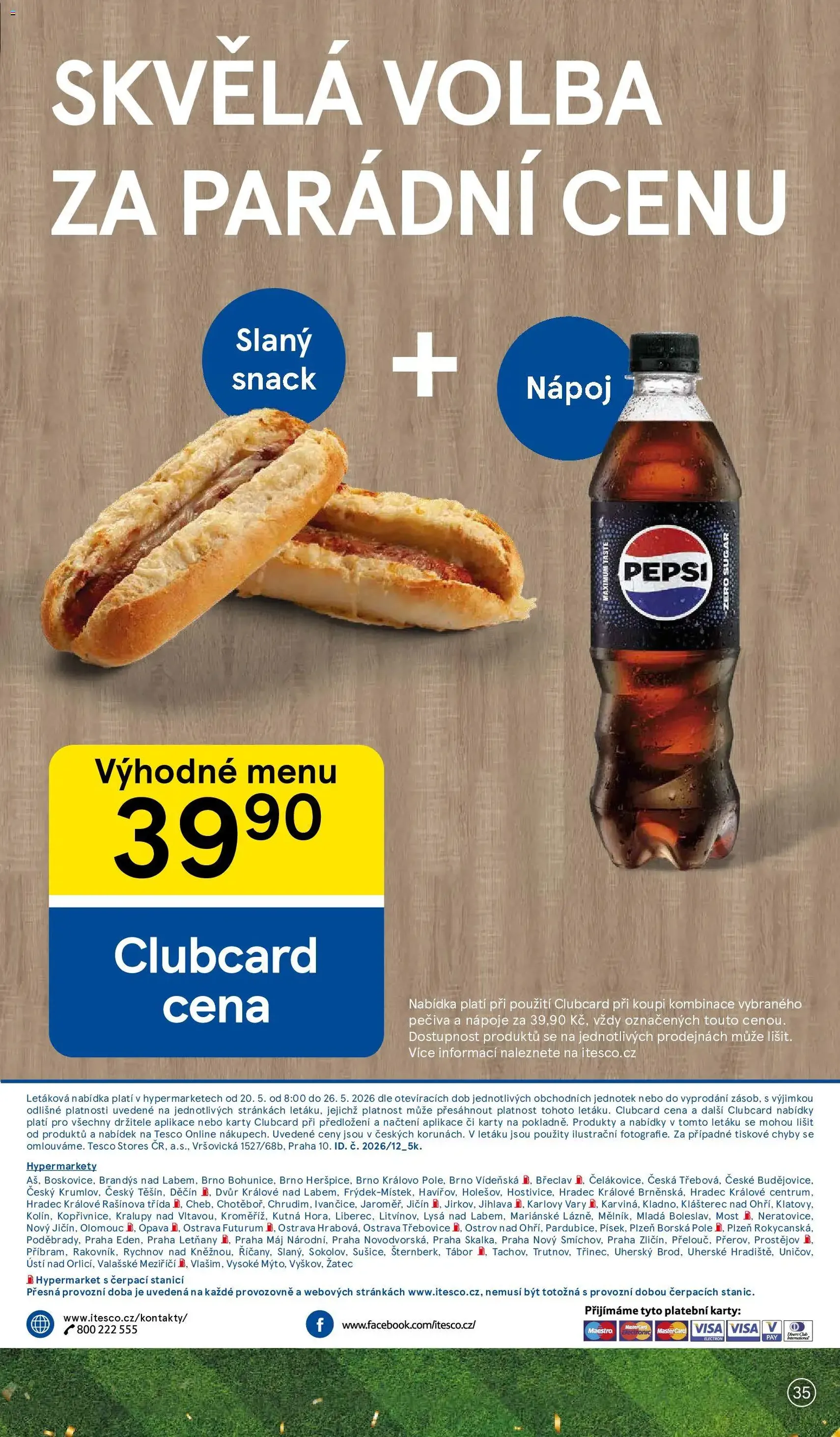 Tesco leták - Hypermarket - platný leták od 20.05.2026 strana 35 z 38