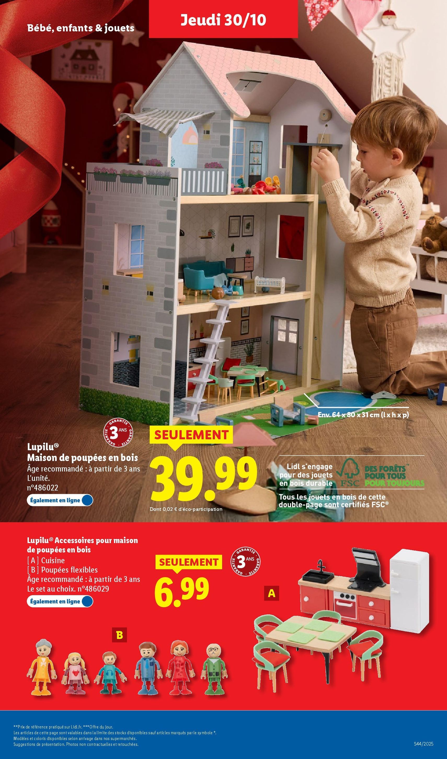 LIDL catalogue semaine 44 - brochure valable à partir du 30/10/2025, page 39 sur 82
