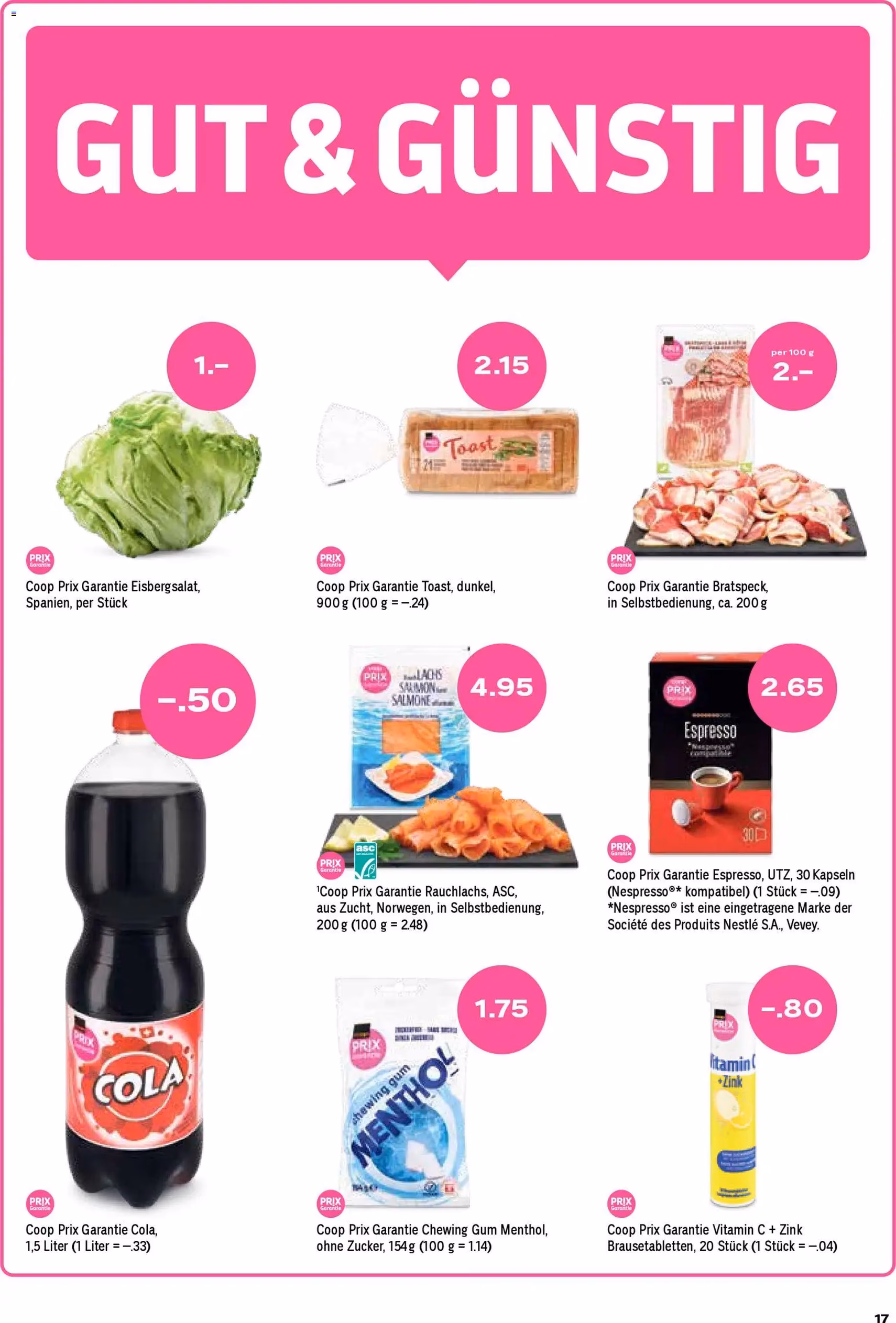 Coop Aktionen - Gültiger Prospekt ab 29.12.2025, Seite 17 von insgesamt 24