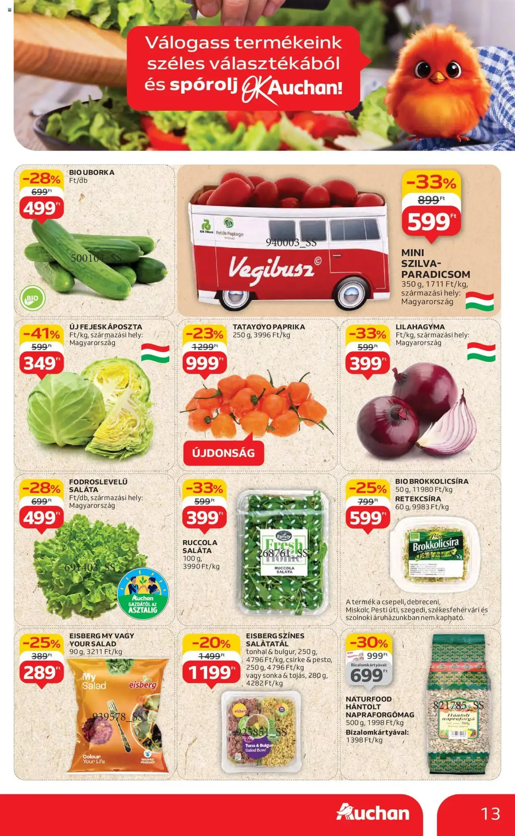 Auchan Akciós újság - 2025.07.24. érvényes szórólap 13 oldal 60 oldalból