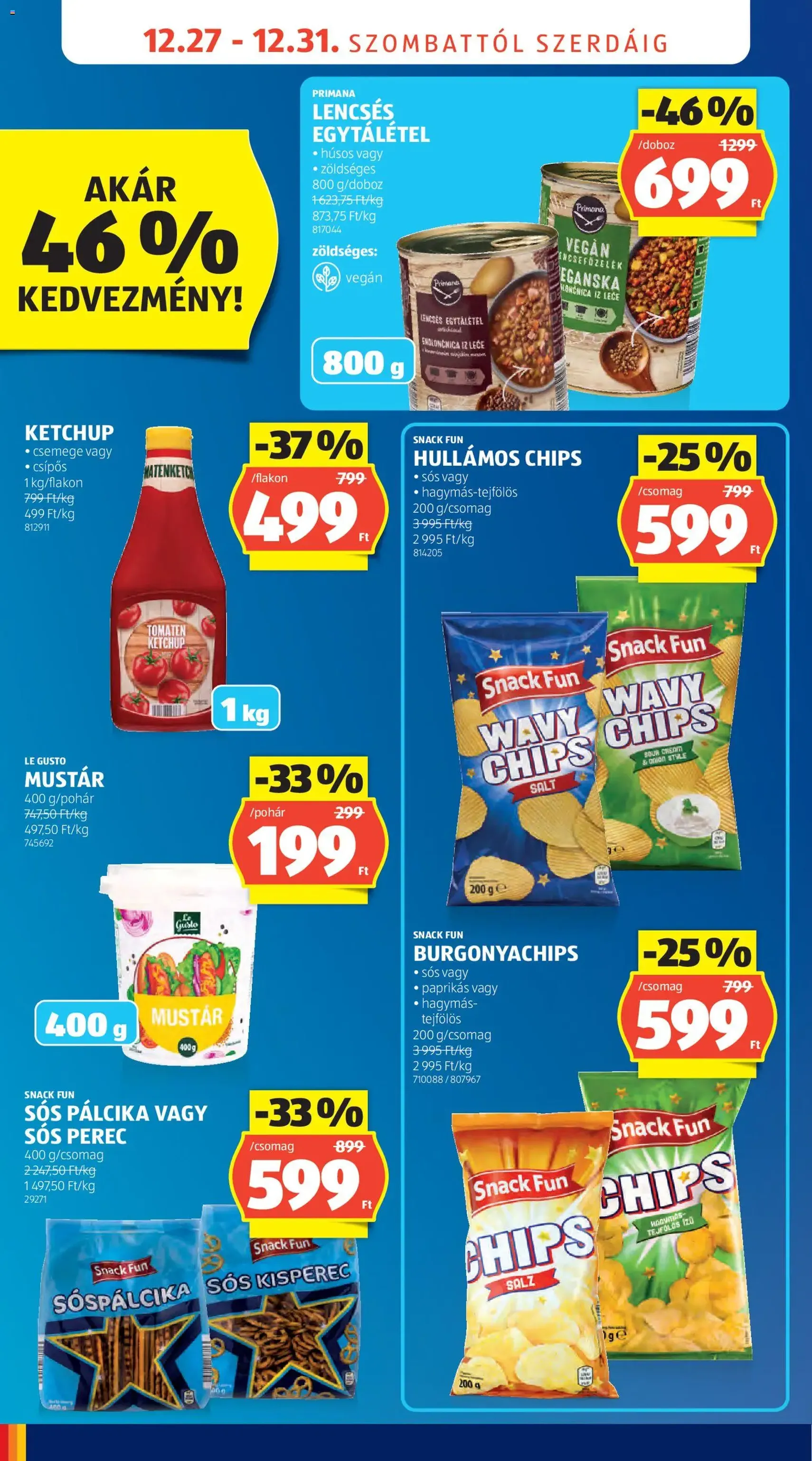 Aldi Akciós újság - 2025.12.27. érvényes szórólap 24 oldal 40 oldalból